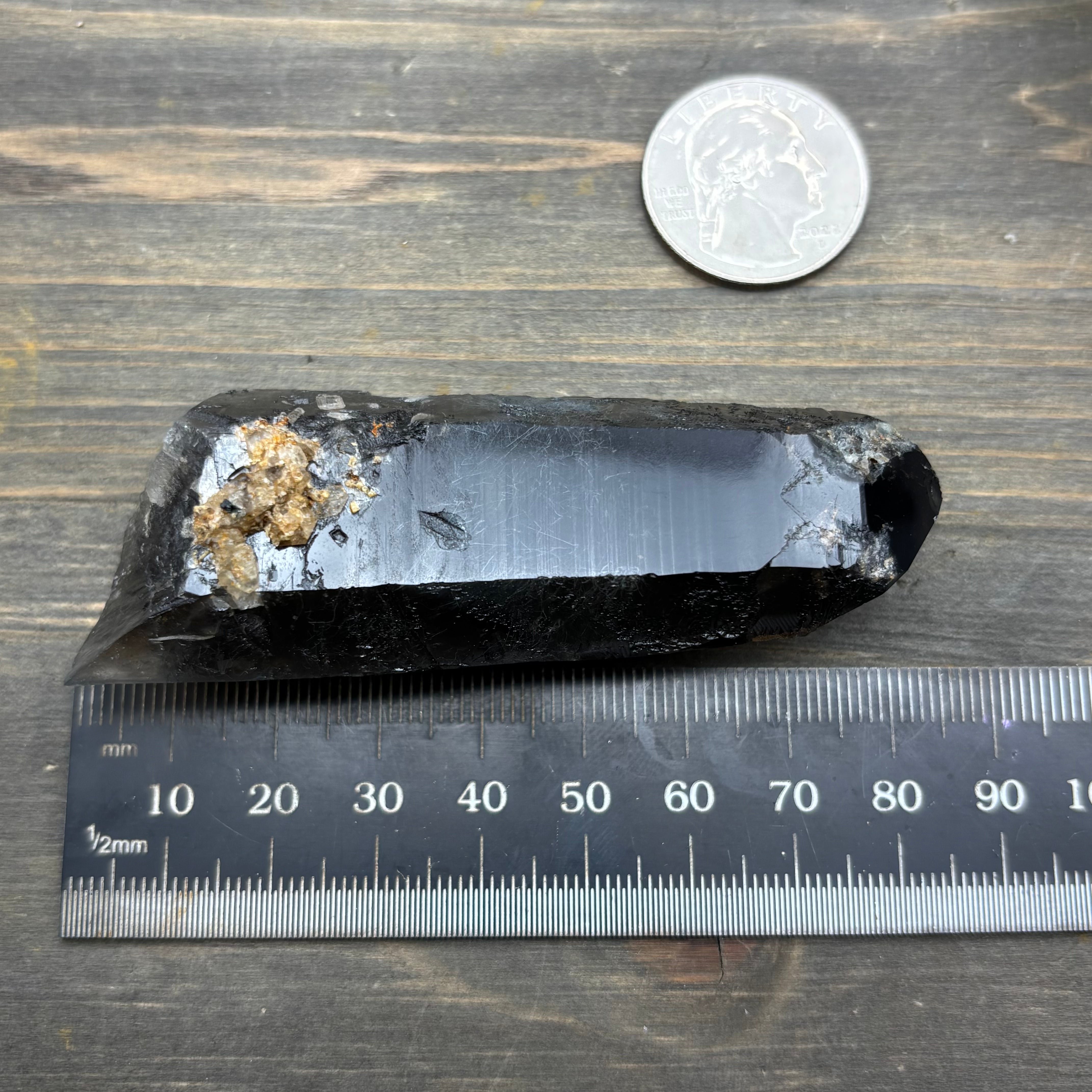 Dark Smoky Quartz Crystal - 007