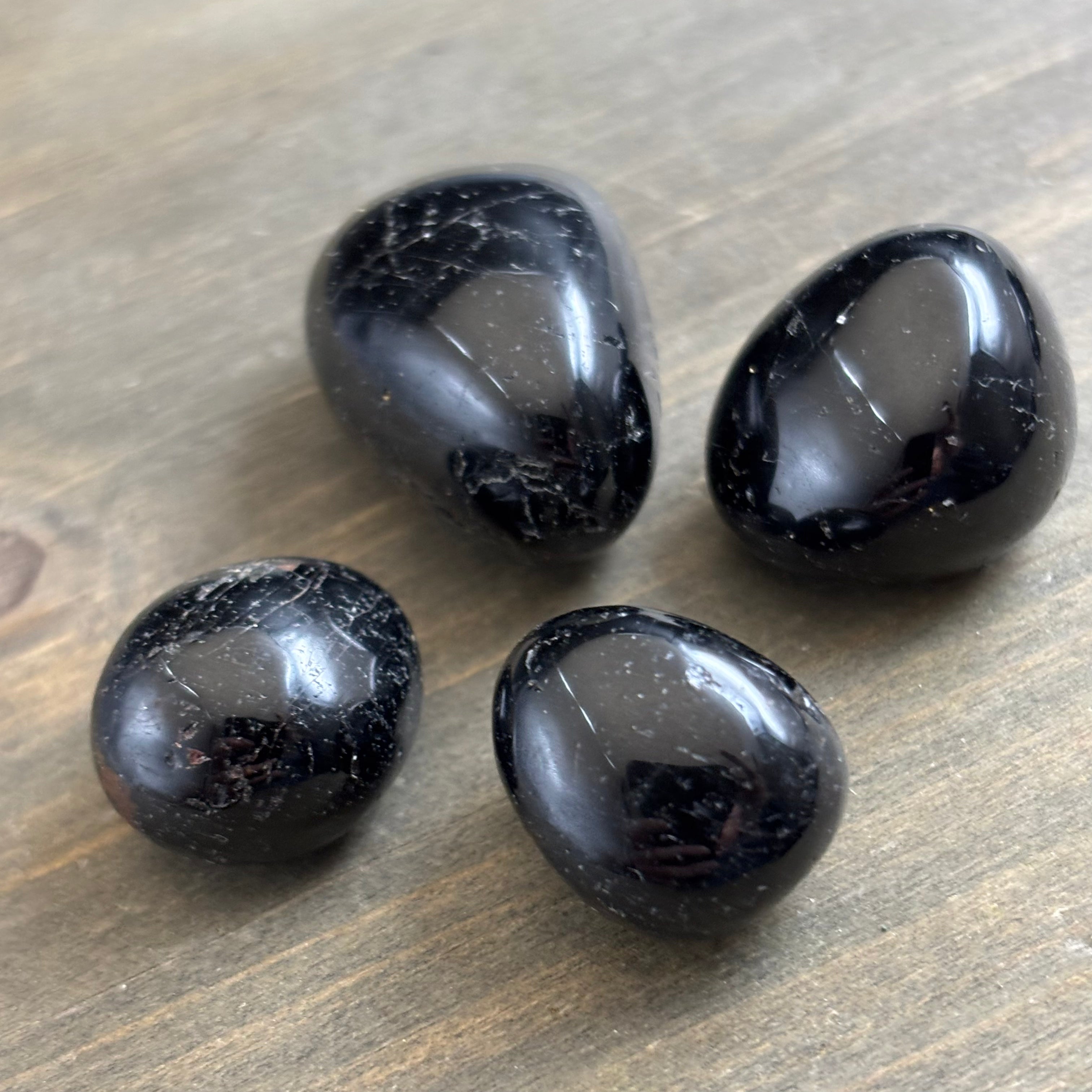 Black Tourmaline Polish - Kit of 4