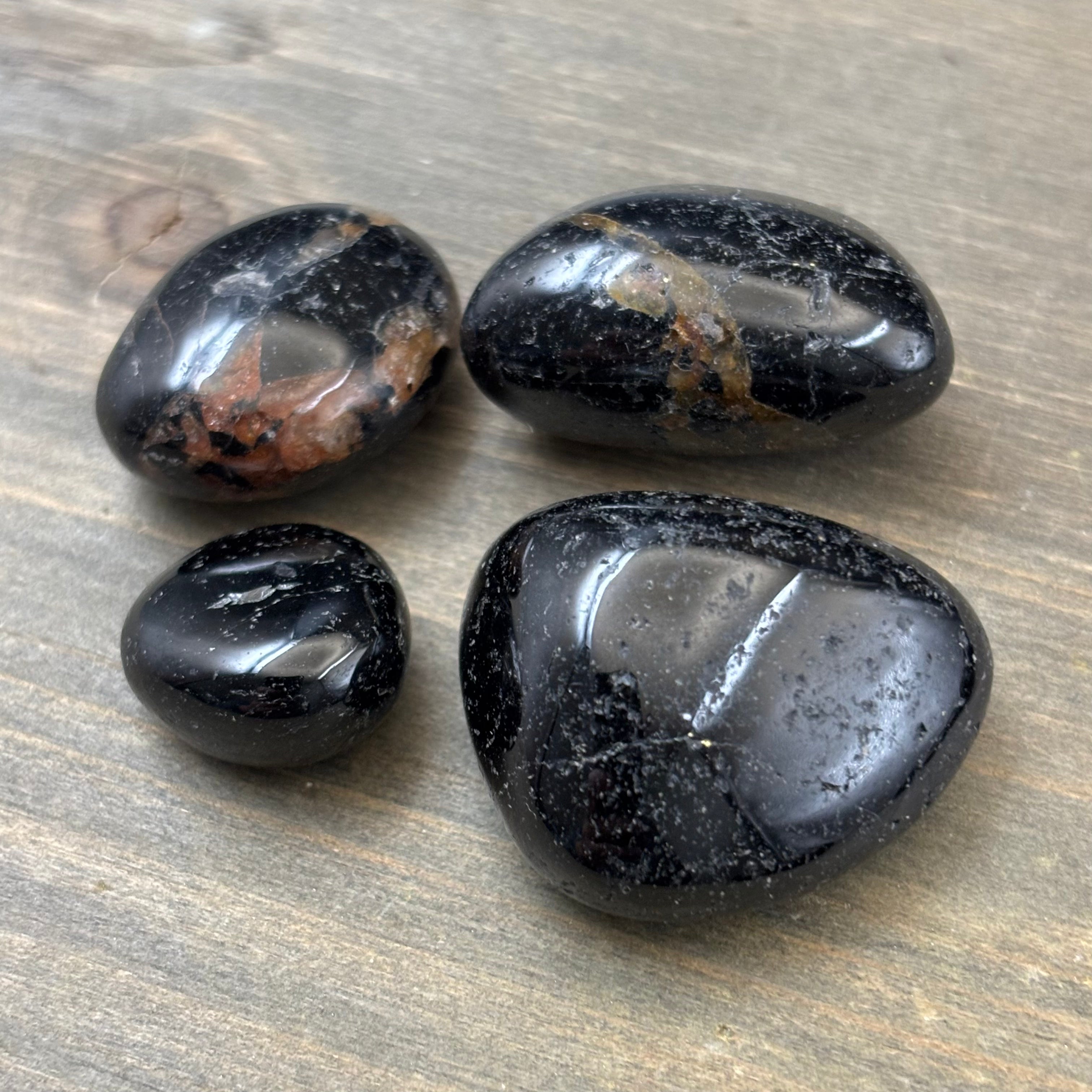 Black Tourmaline Polish - Kit of 4