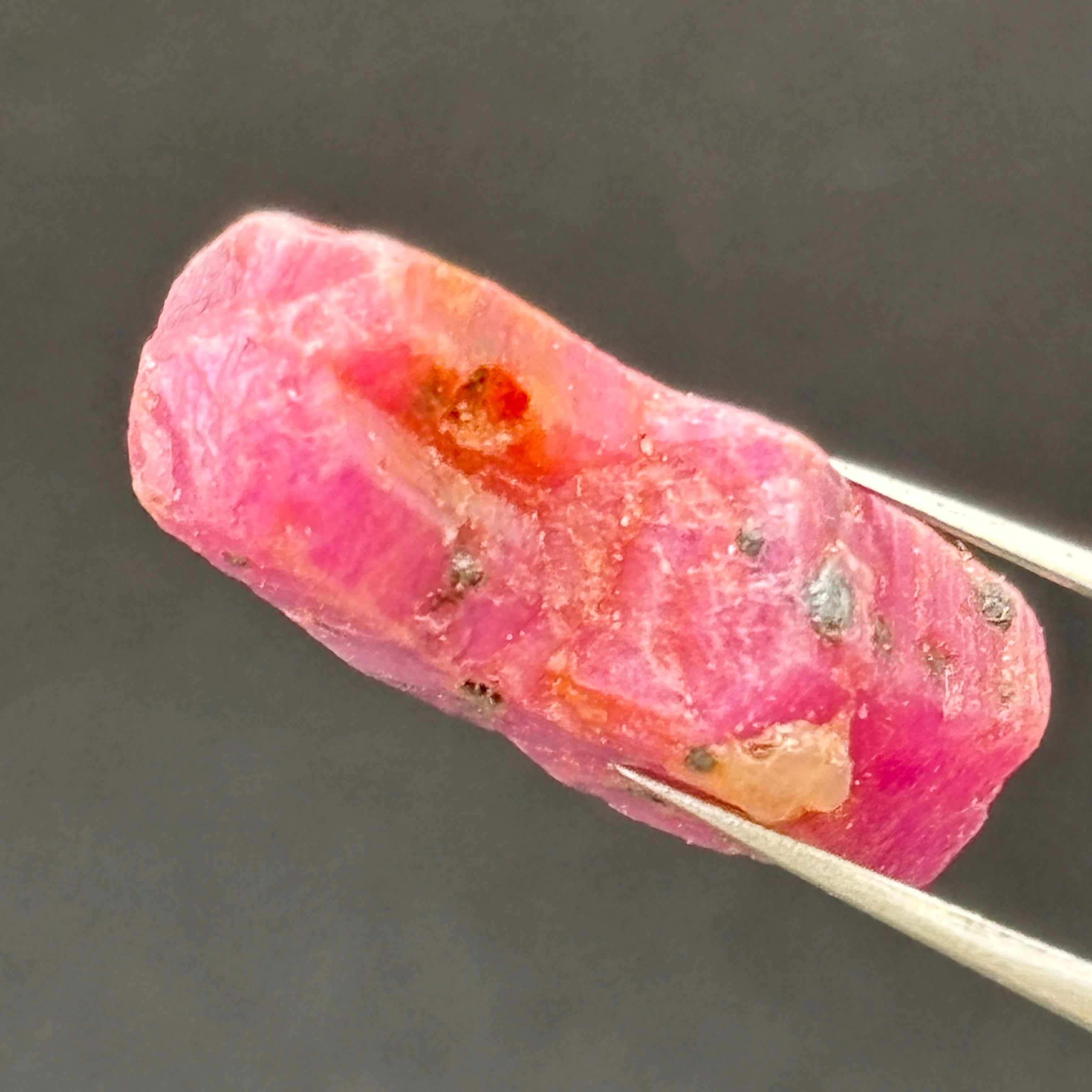 Natural Fluorescent Ruby Crystal - 088