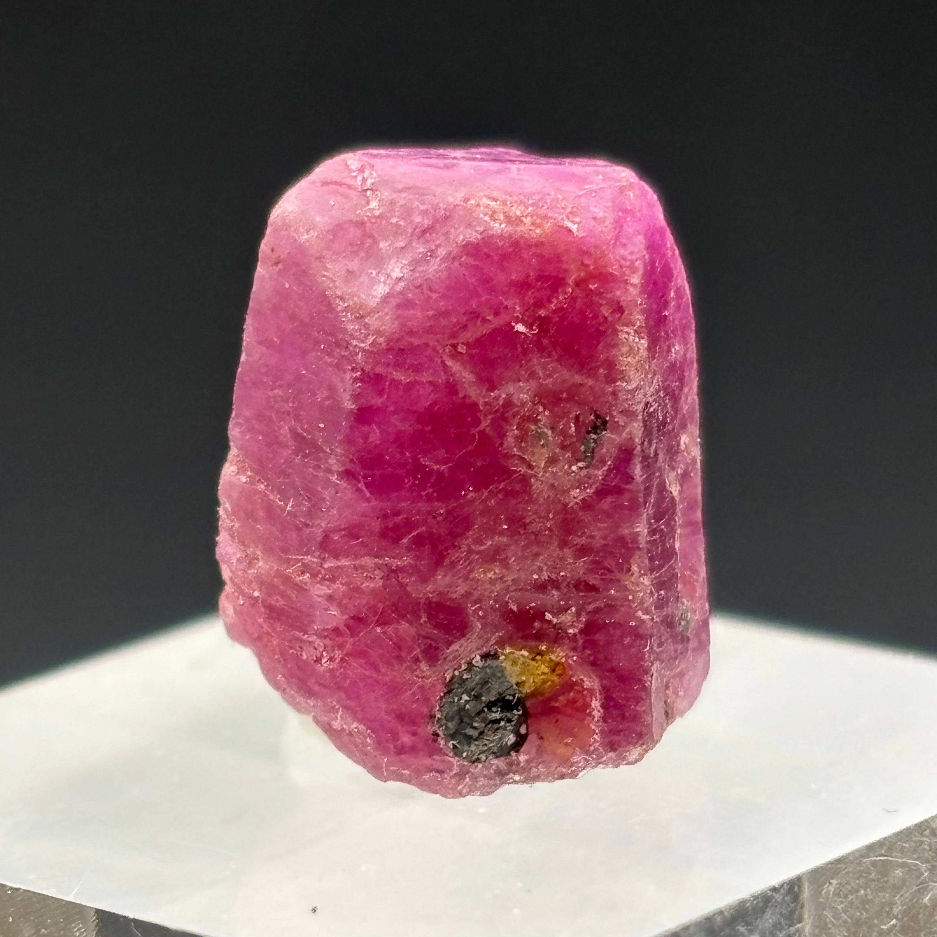Natural Fluorescent Ruby Crystal - 089