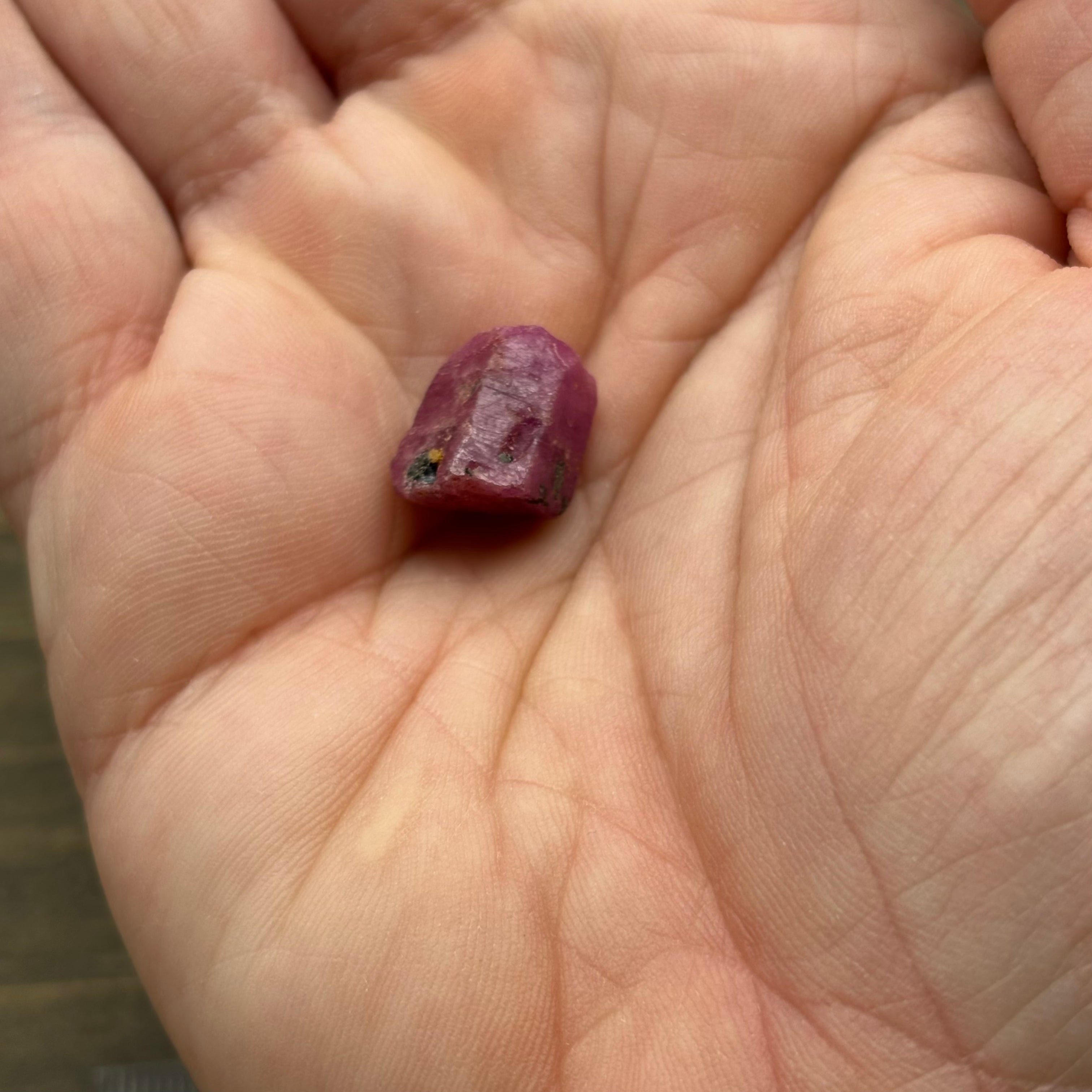 Natural Fluorescent Ruby Crystal - 089