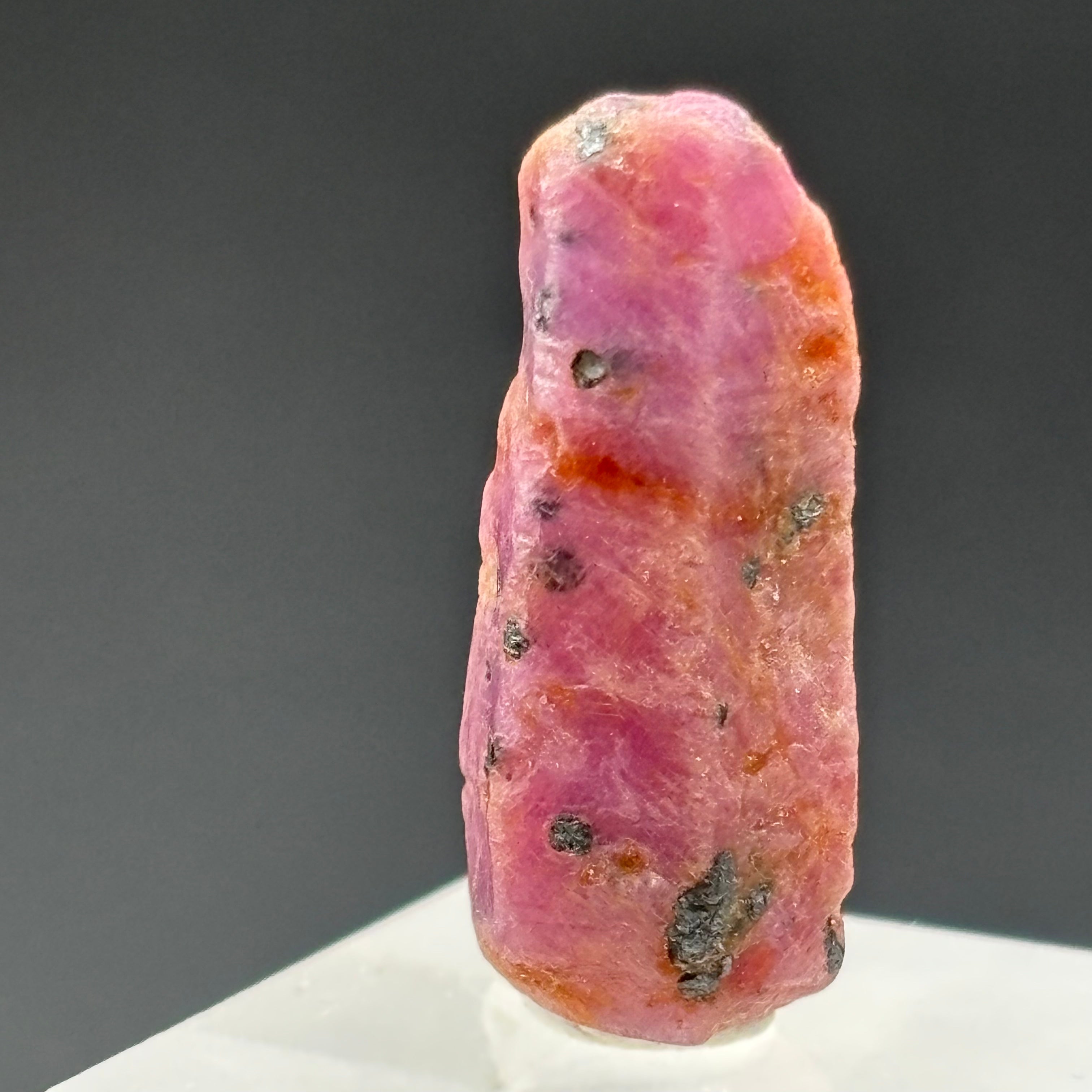 Natural Fluorescent Ruby Crystal - 090