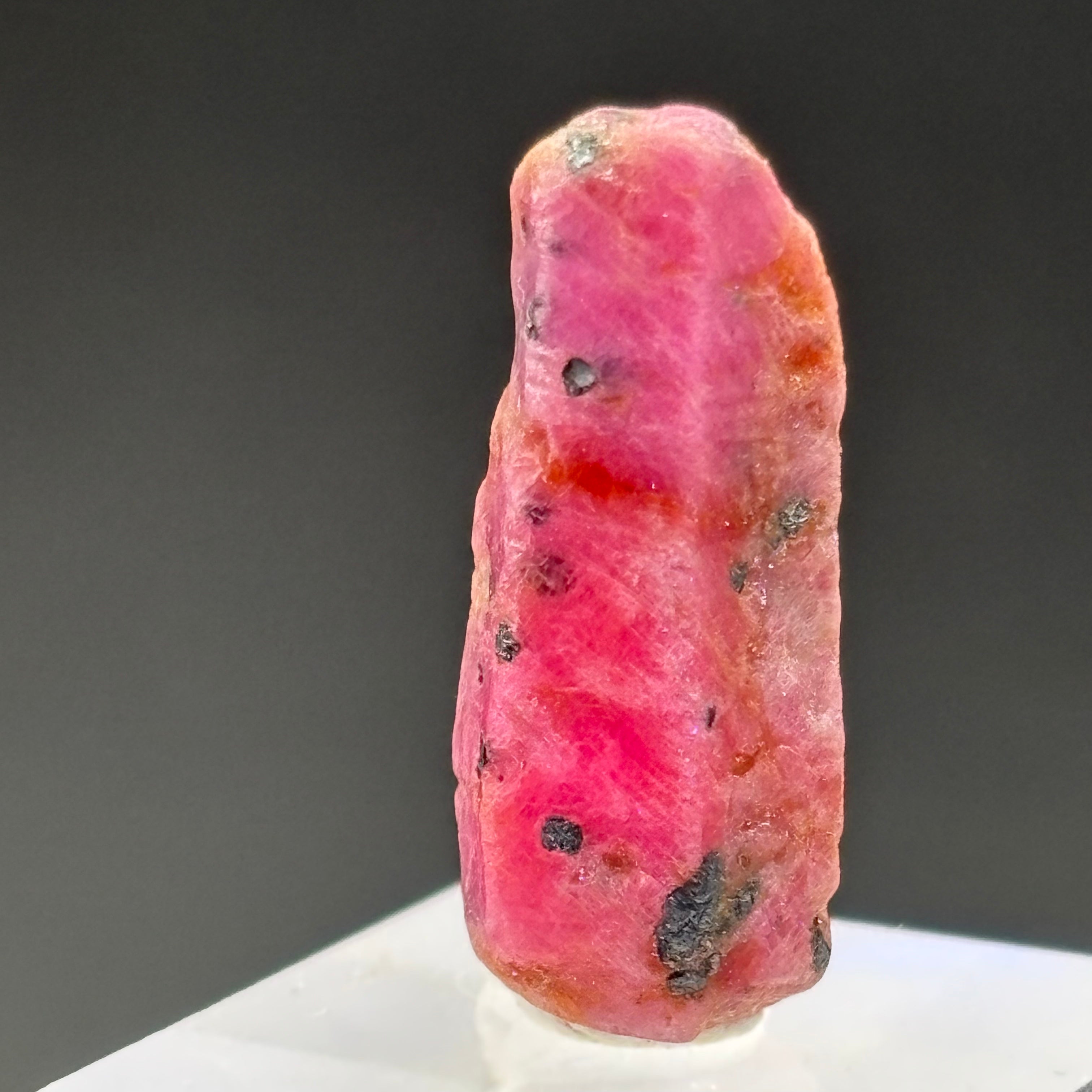 Natural Fluorescent Ruby Crystal - 090