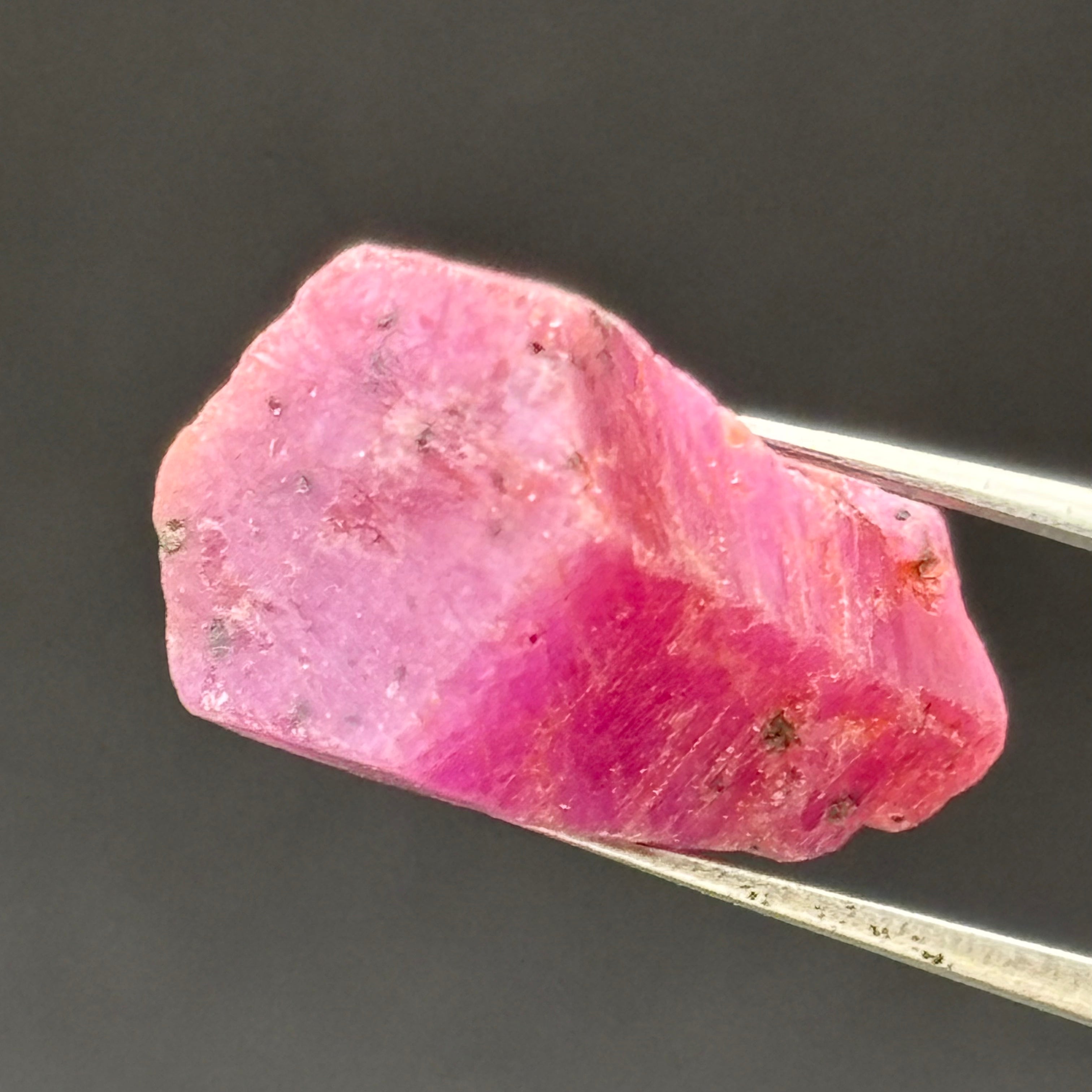 Natural Fluorescent Ruby Crystal - 091
