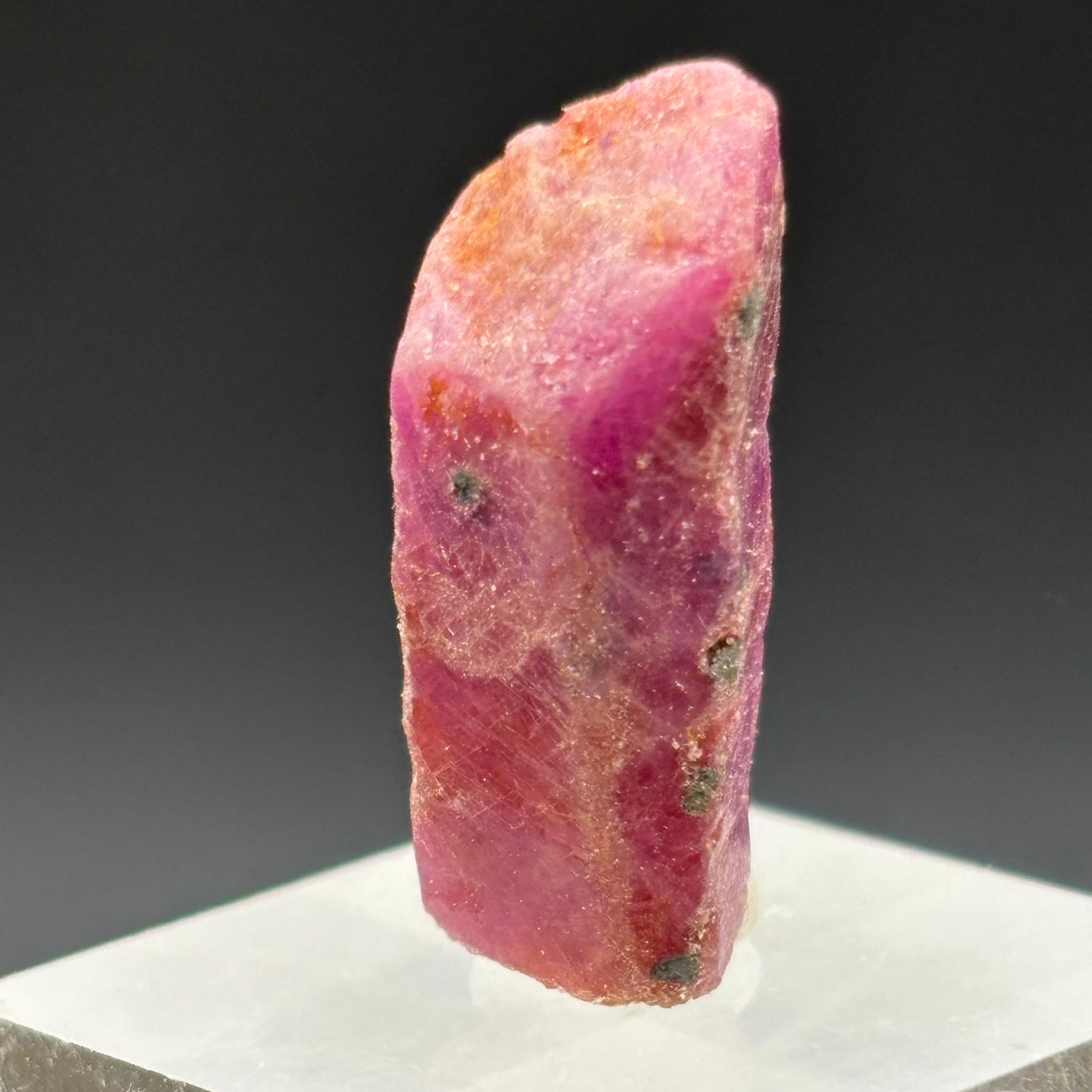 Natural Fluorescent Ruby Crystal - 094