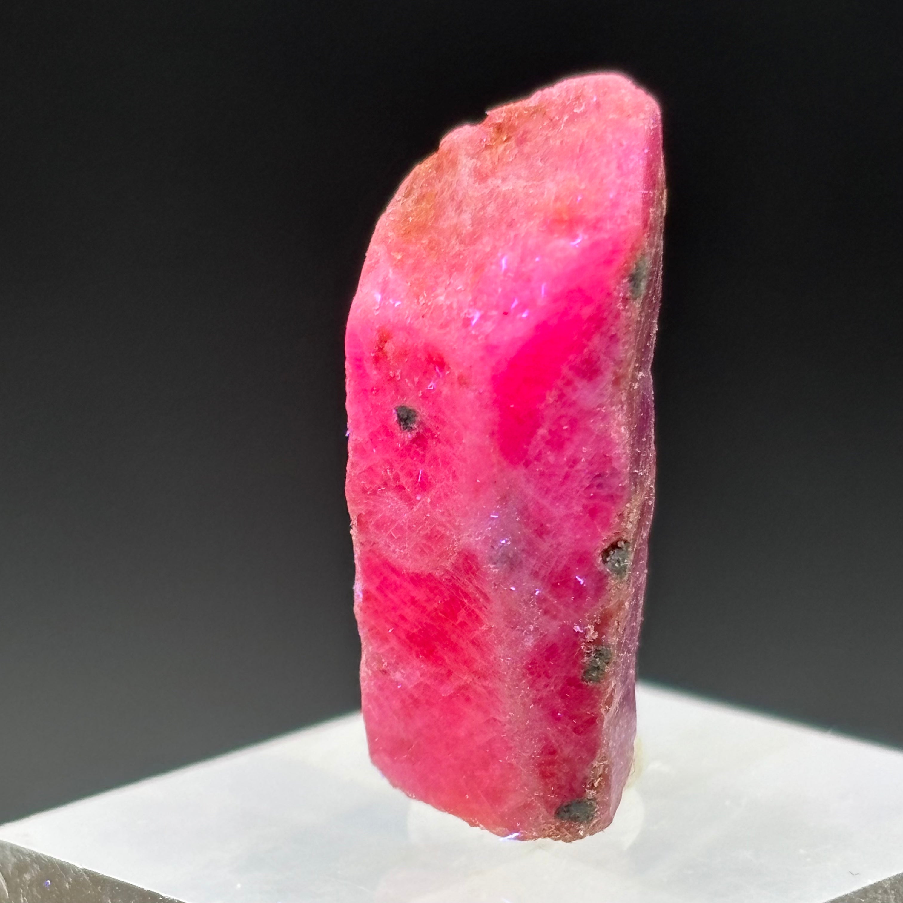 Natural Fluorescent Ruby Crystal - 094
