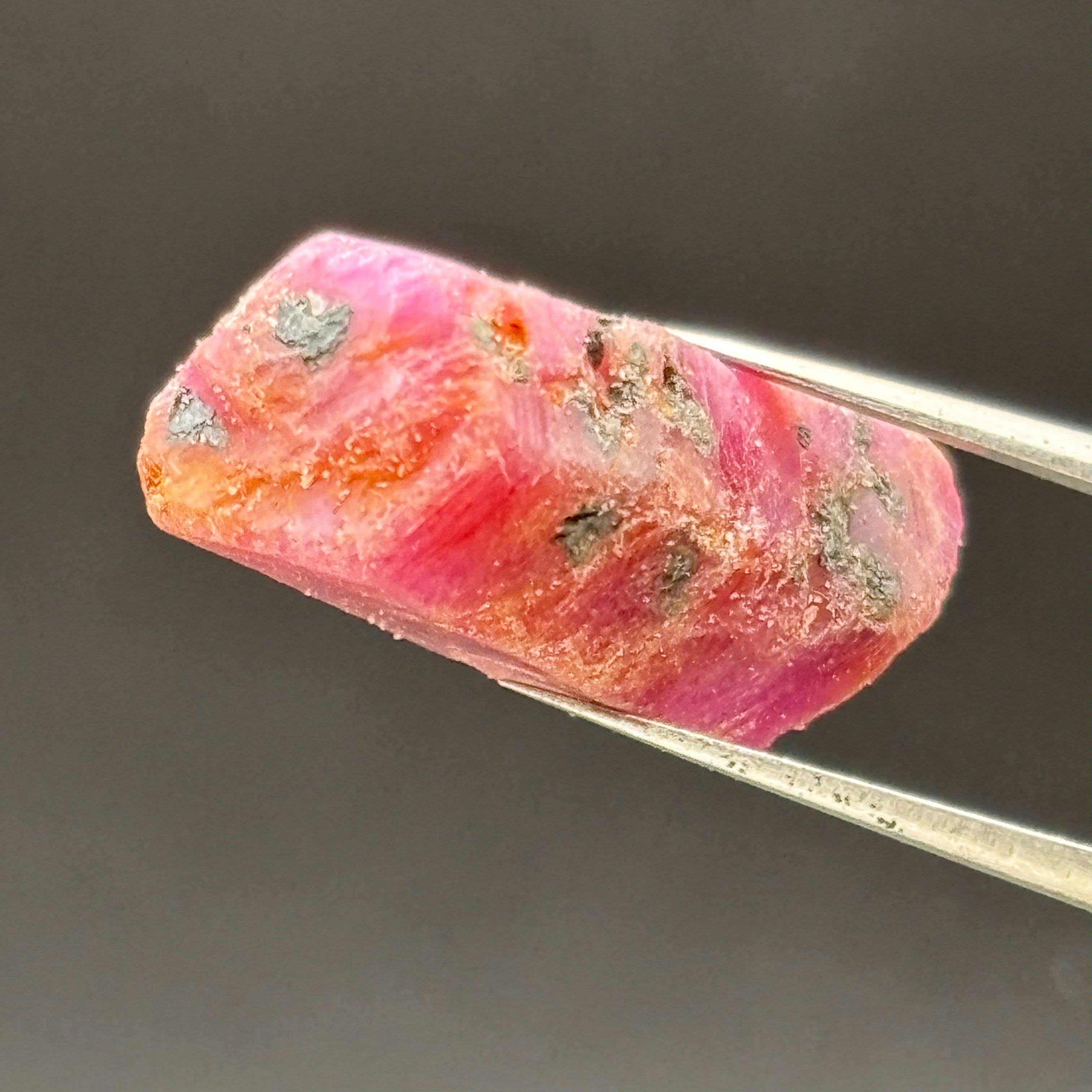 Natural Fluorescent Ruby Crystal - 094