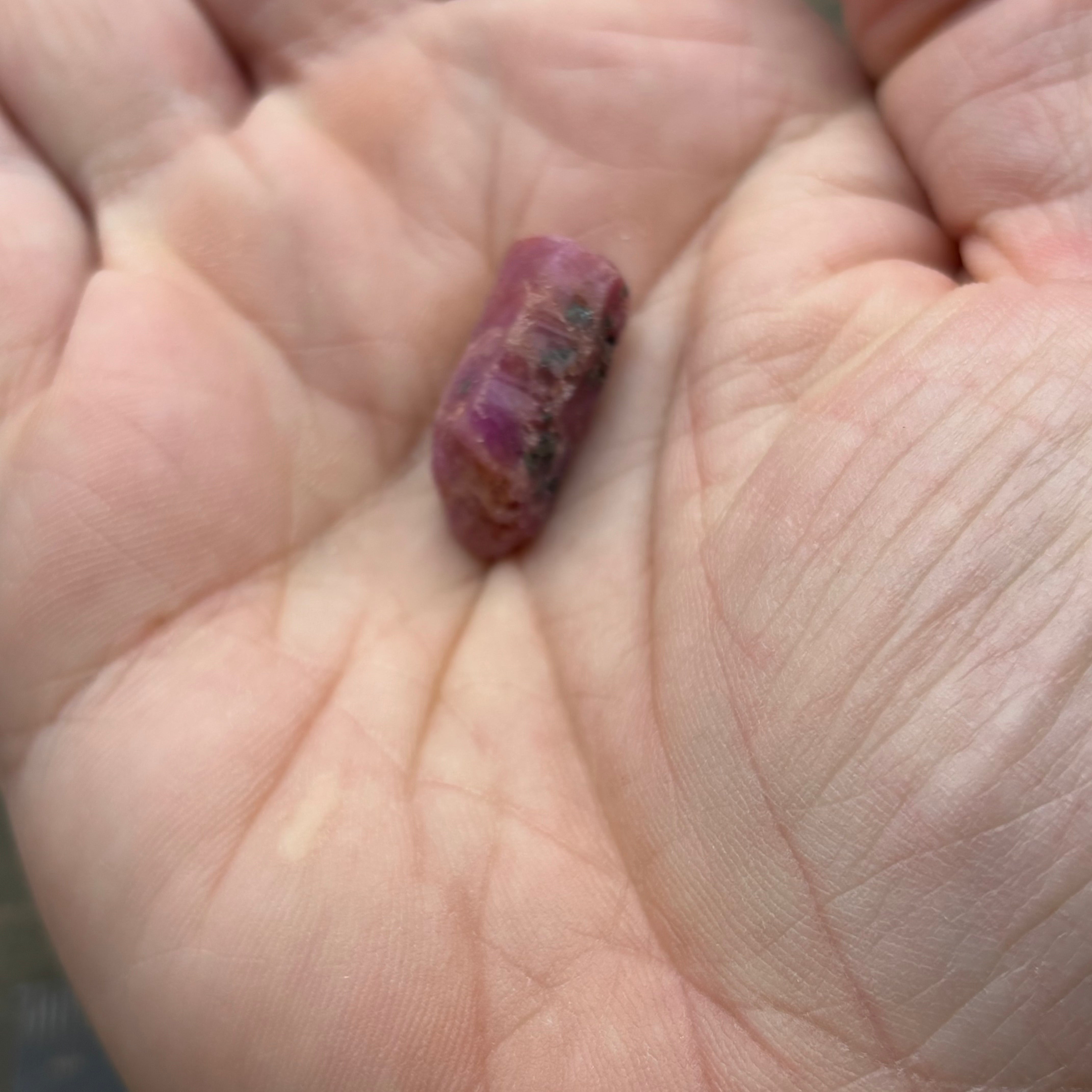 Natural Fluorescent Ruby Crystal - 094