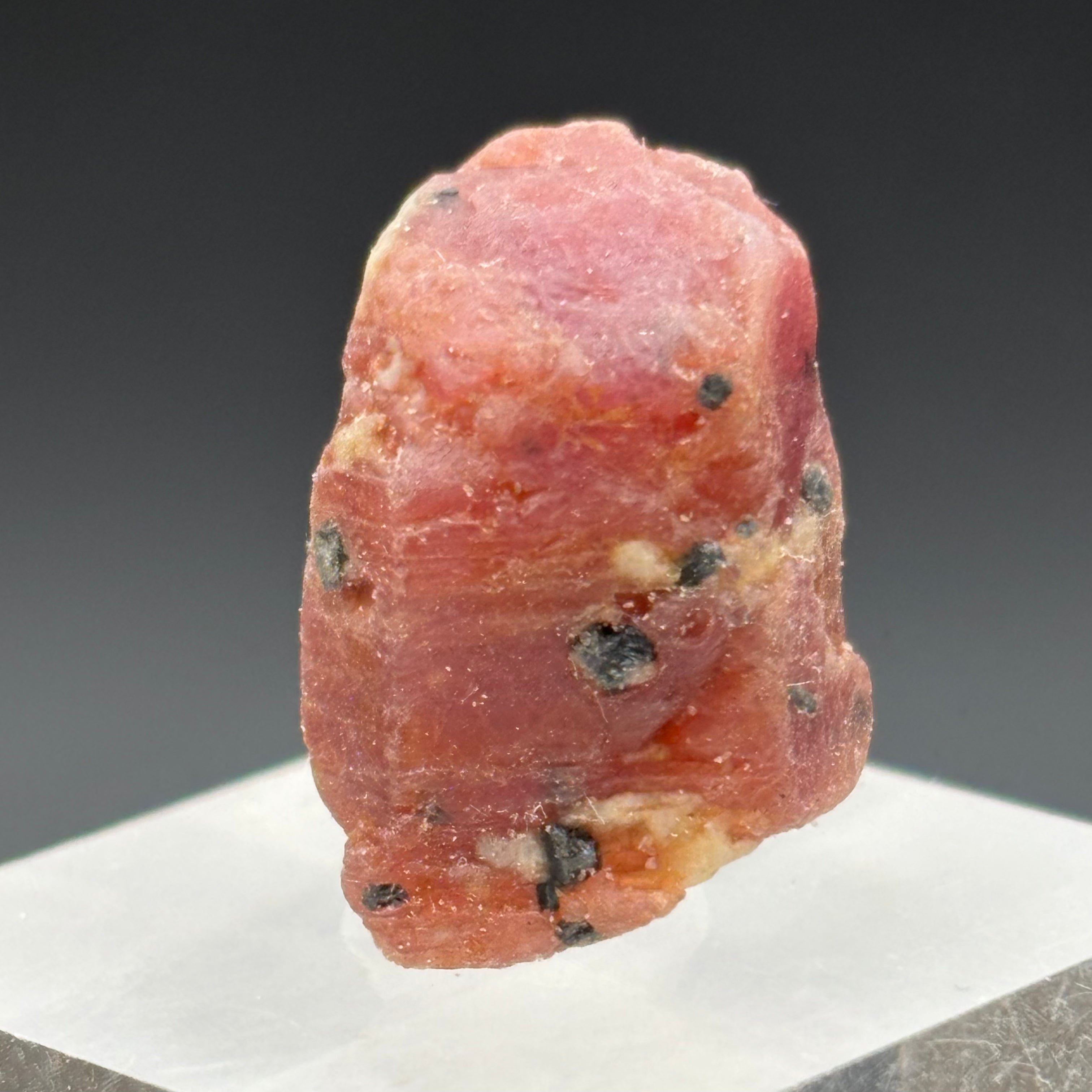 Natural Fluorescent Ruby Crystal - 095