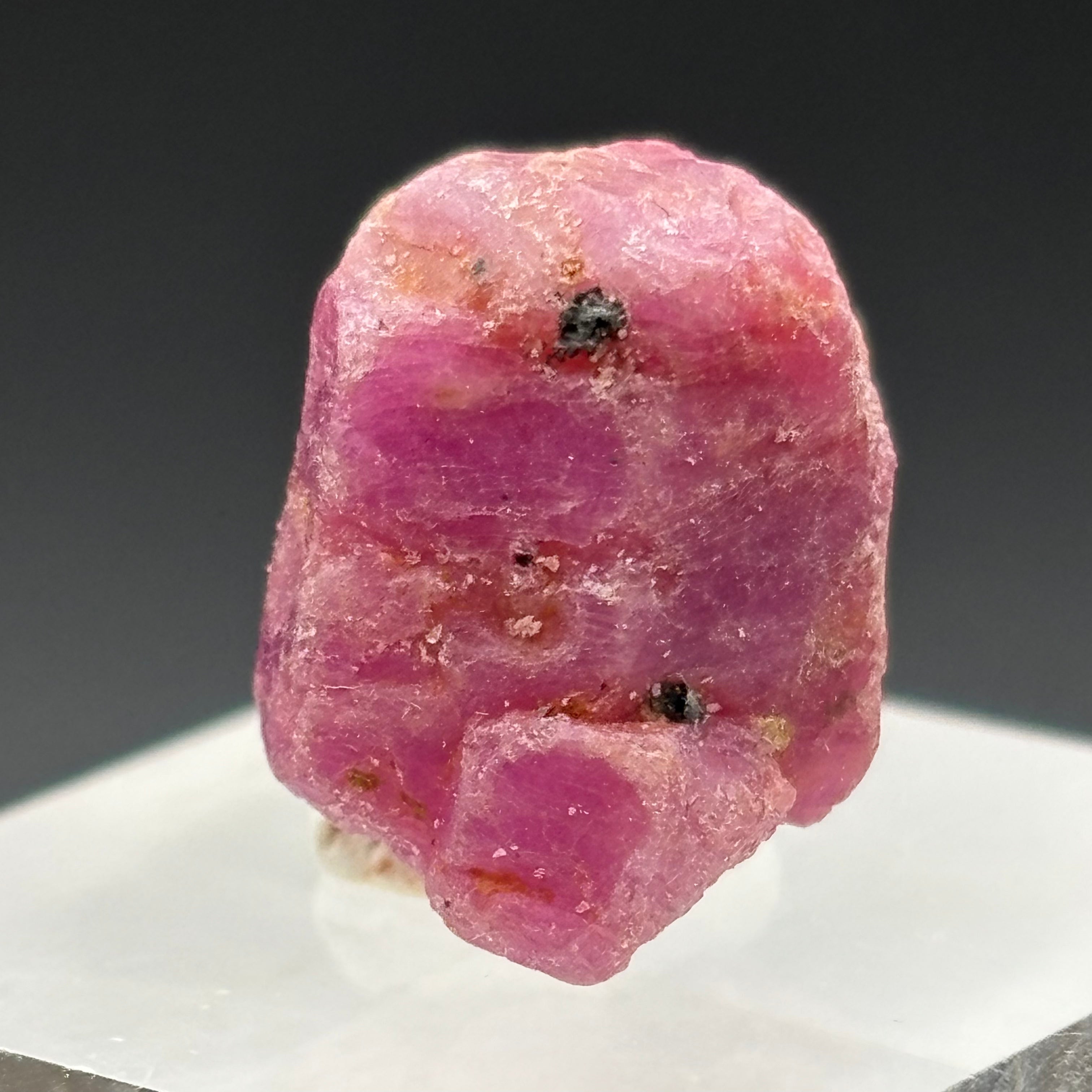 Natural Fluorescent Ruby Crystal - 096