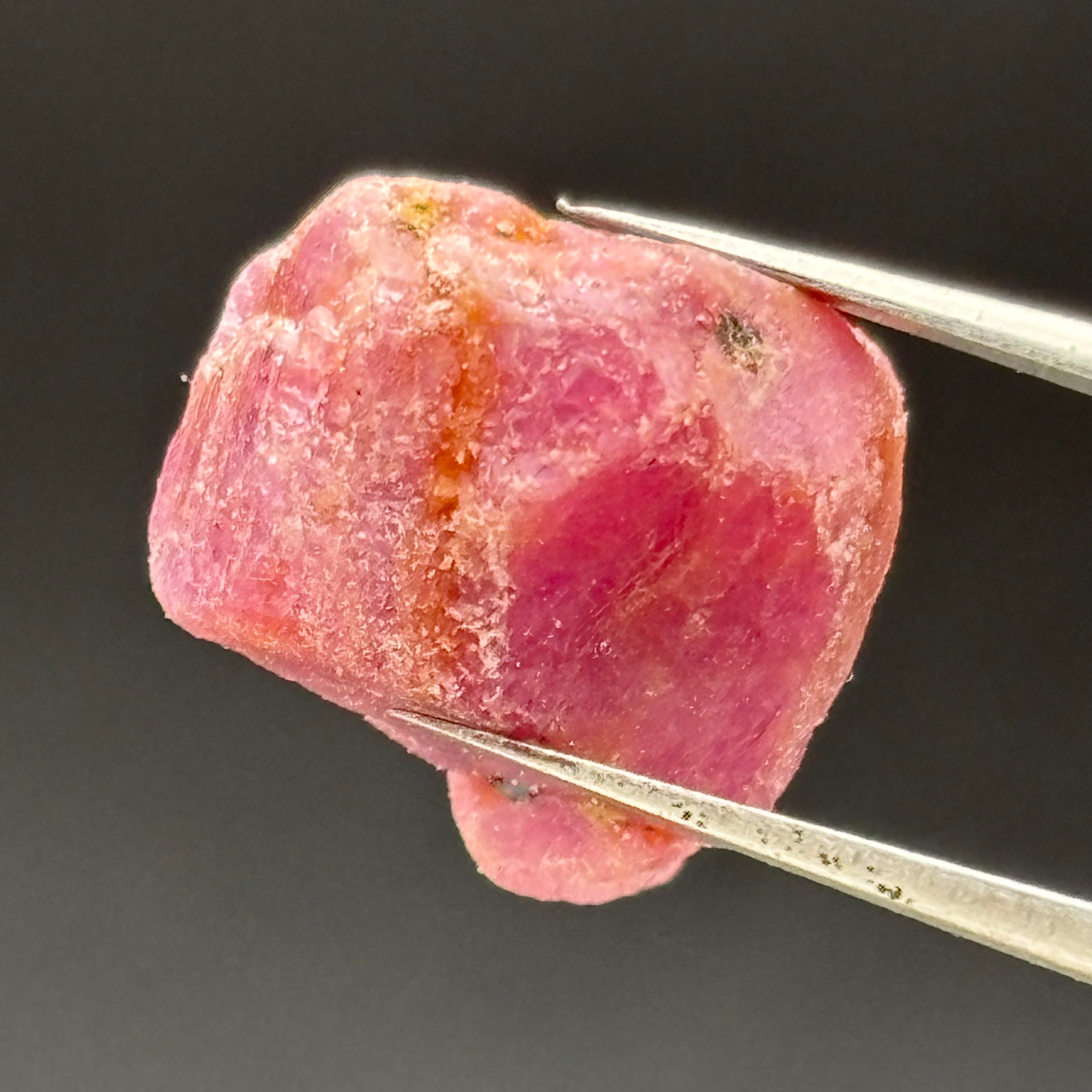 Natural Fluorescent Ruby Crystal - 096