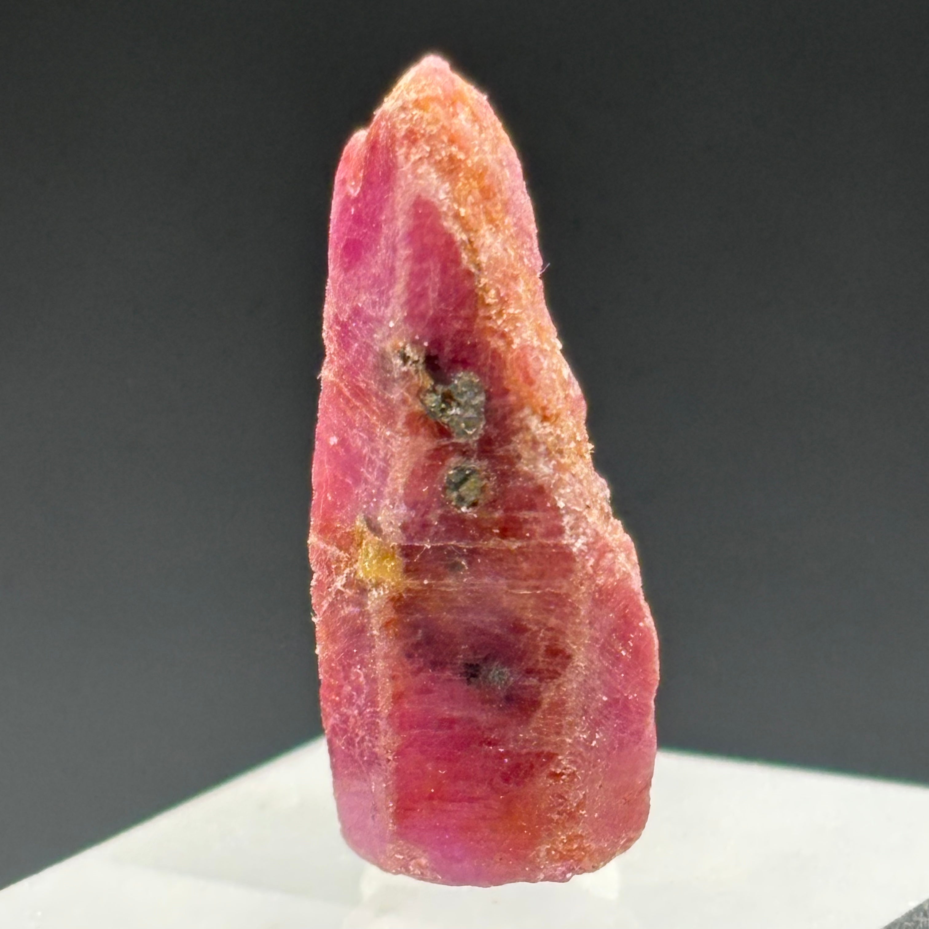 Natural Fluorescent Ruby Crystal - 100