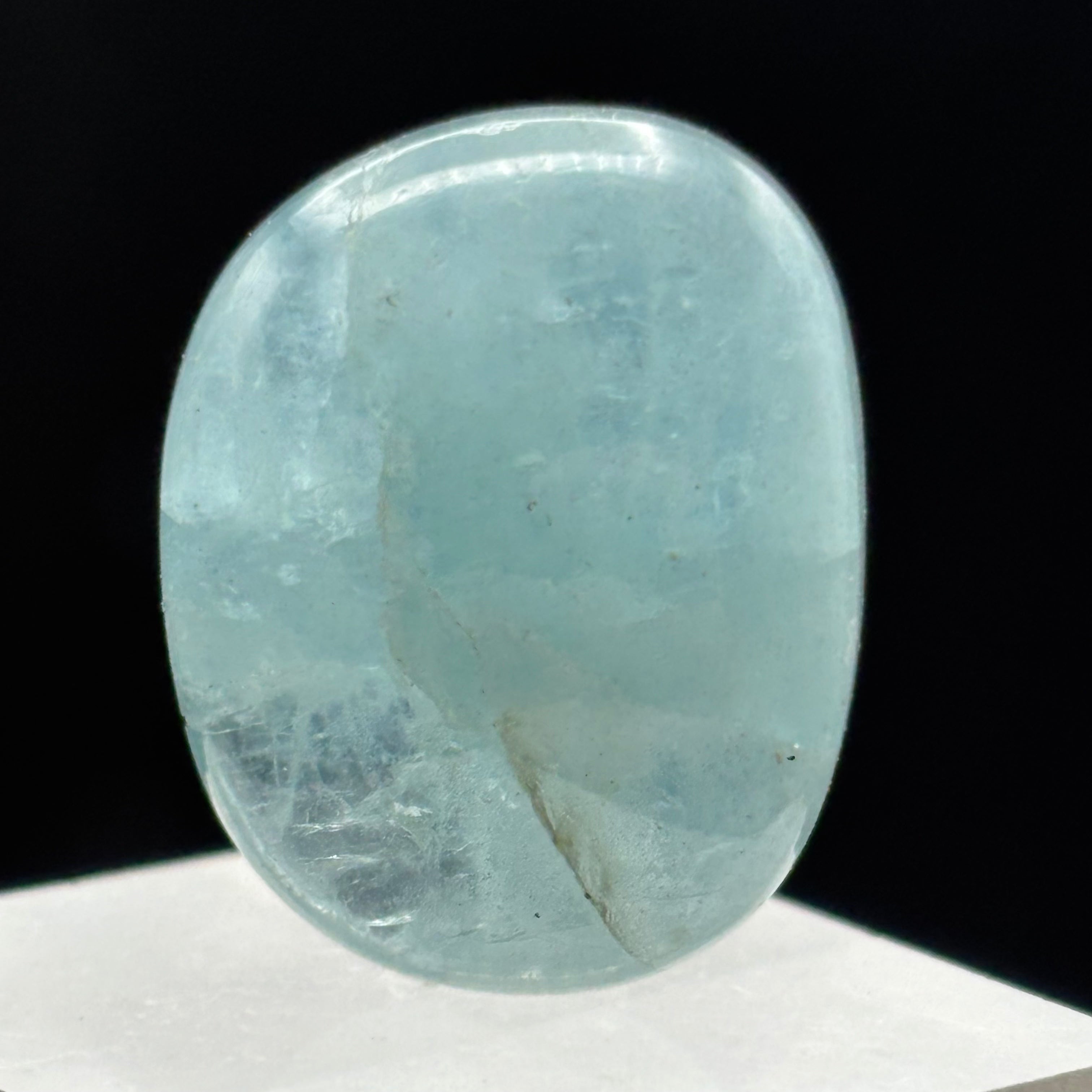 Aquamarine Magic Oval - 017