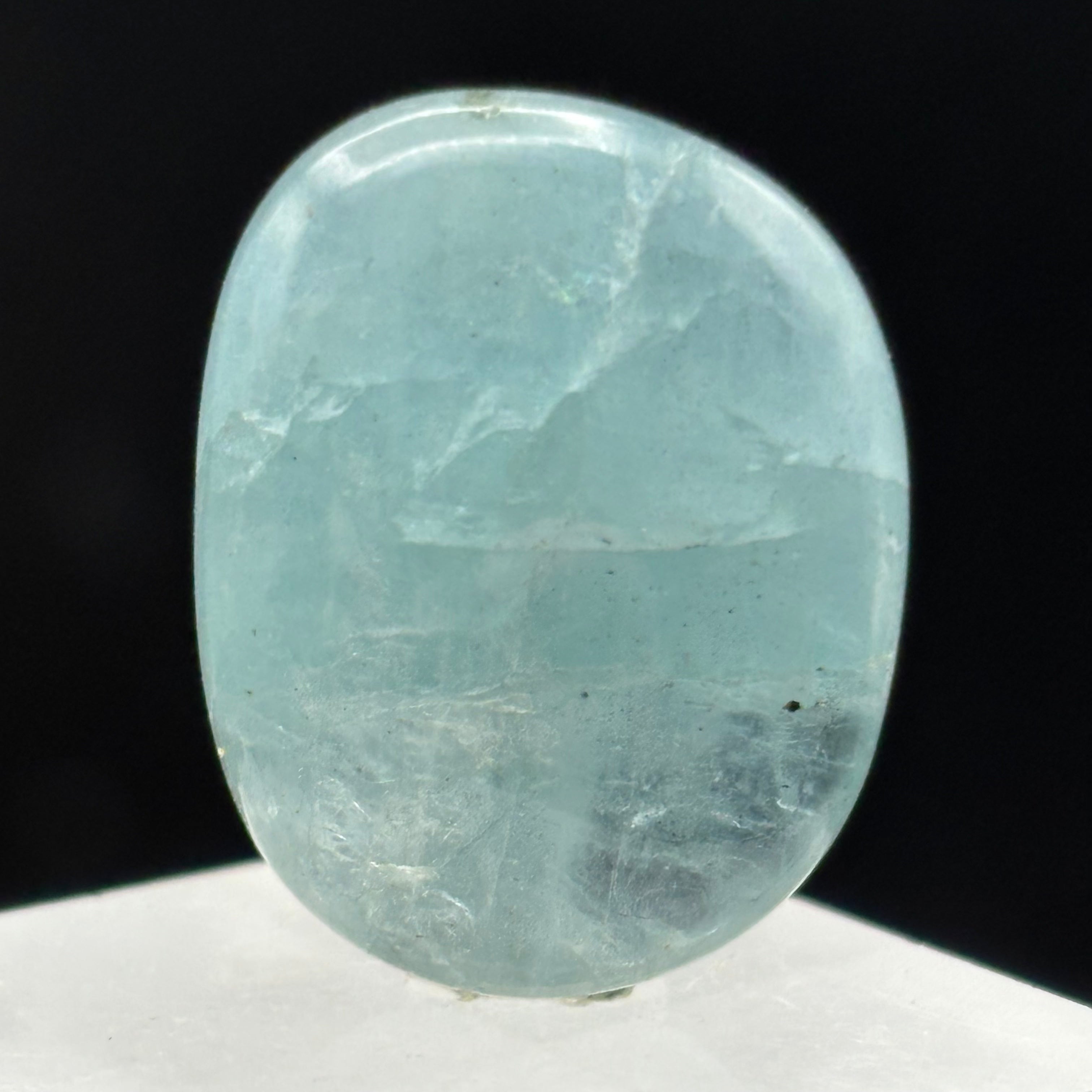 Aquamarine Magic Oval - 017