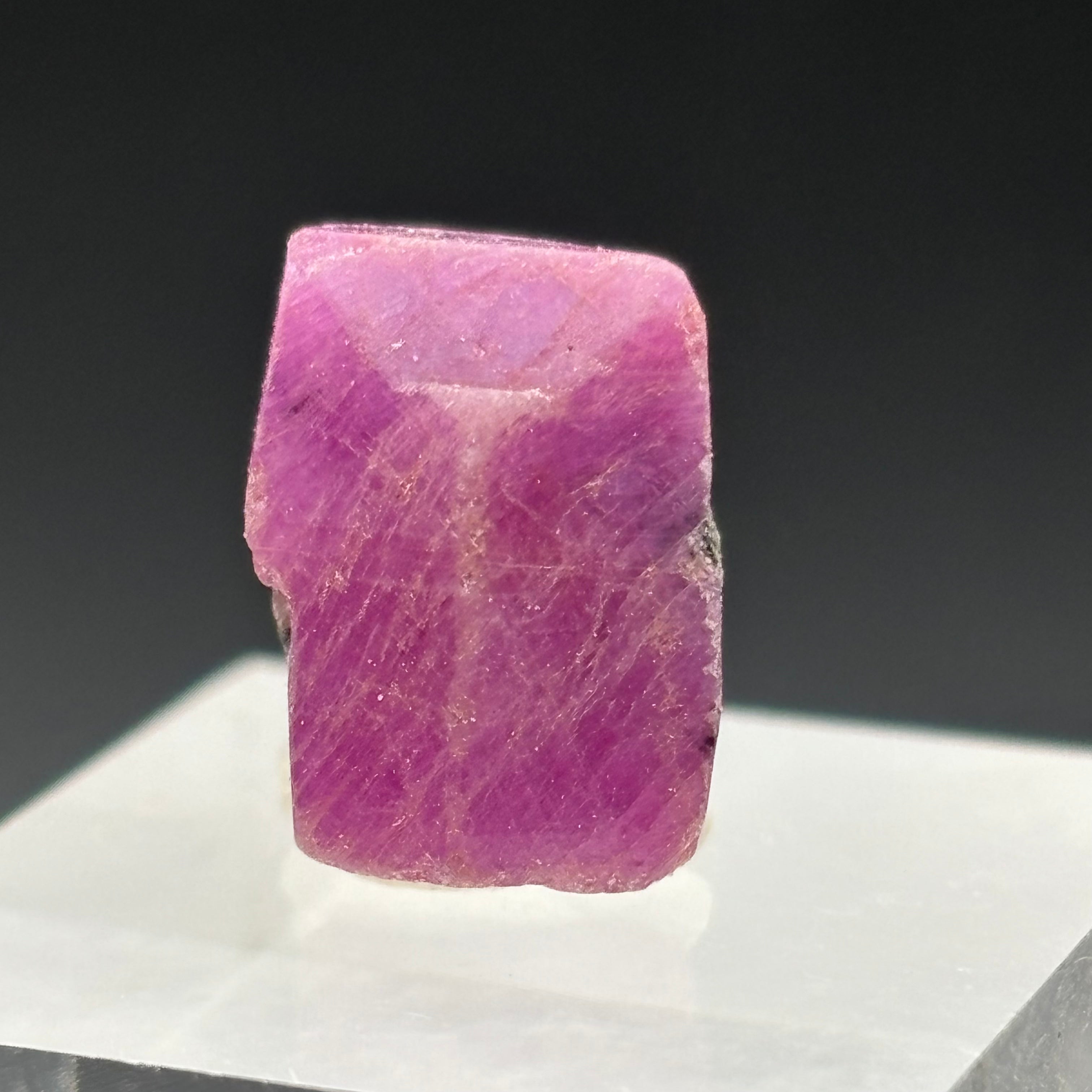 Natural Fluorescent Ruby Crystal - 107