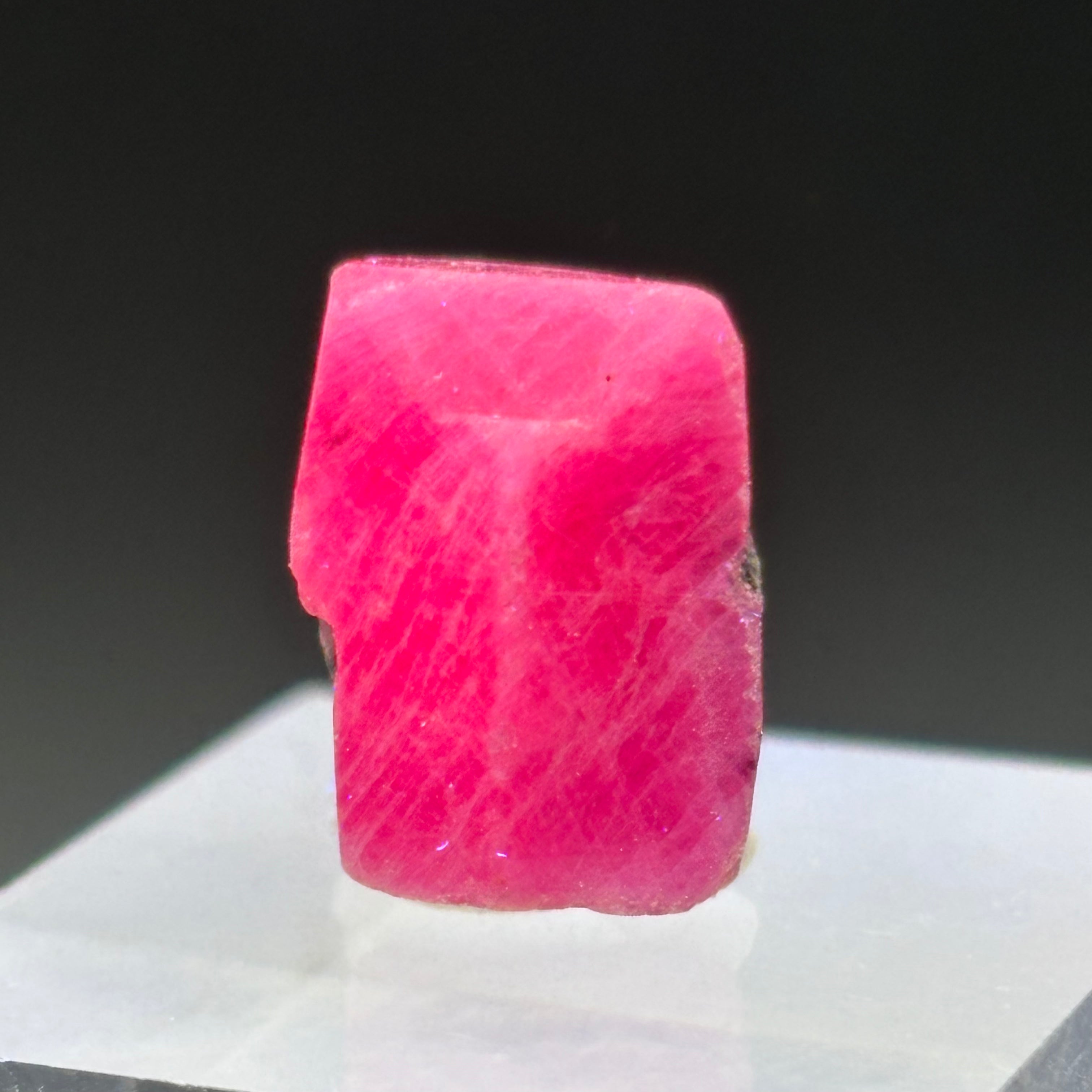 Natural Fluorescent Ruby Crystal - 107