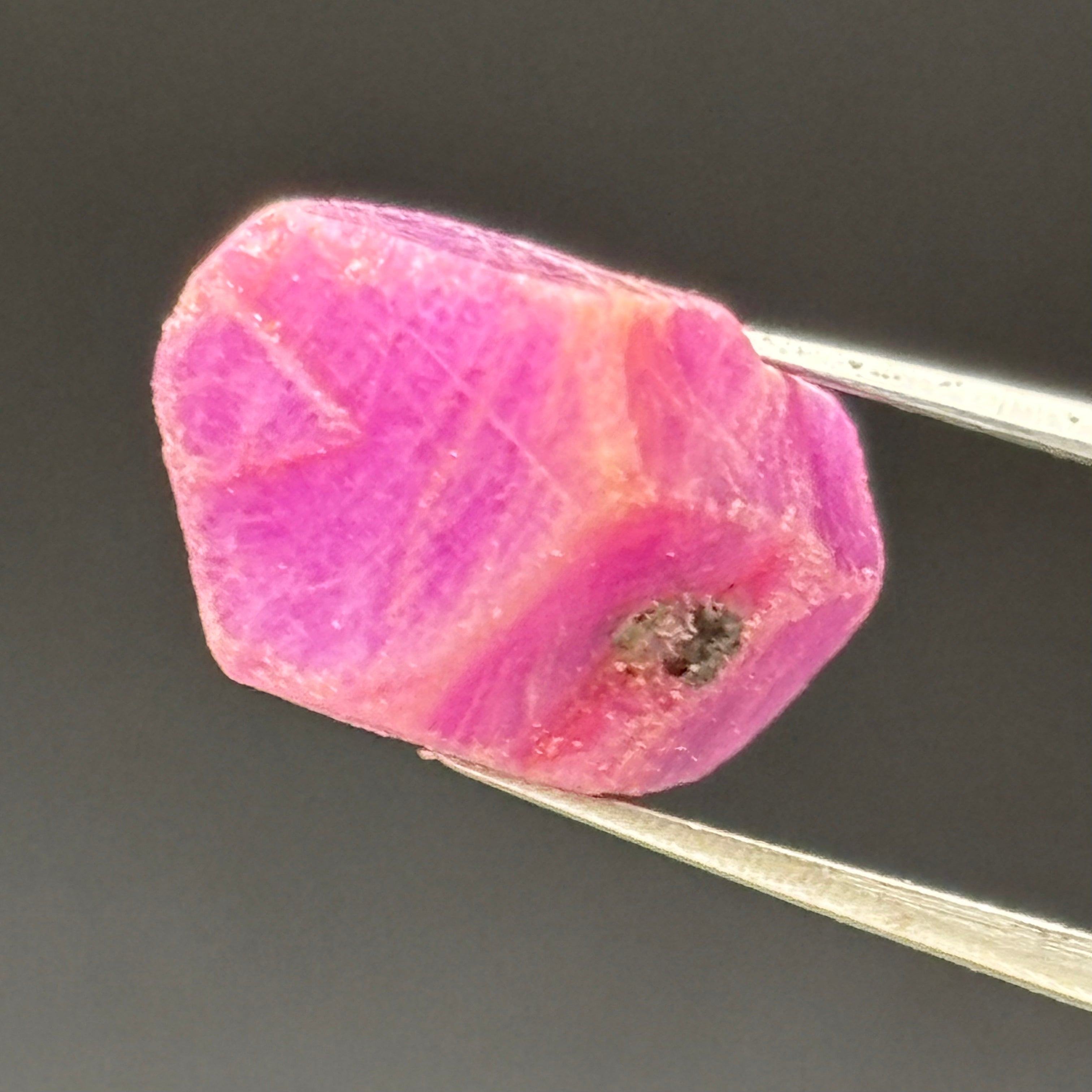 Natural Fluorescent Ruby Crystal - 107