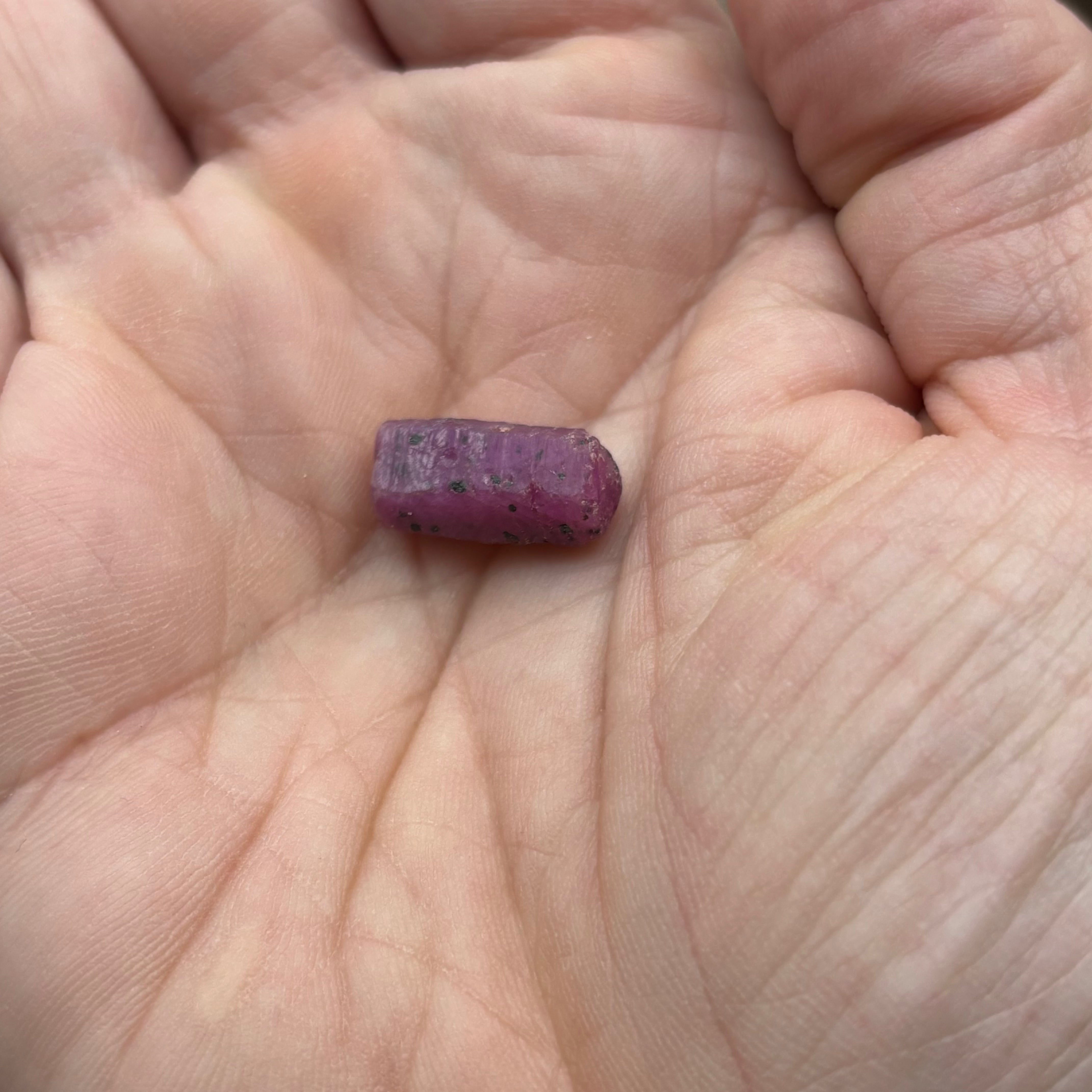Natural Fluorescent Ruby Crystal - 109