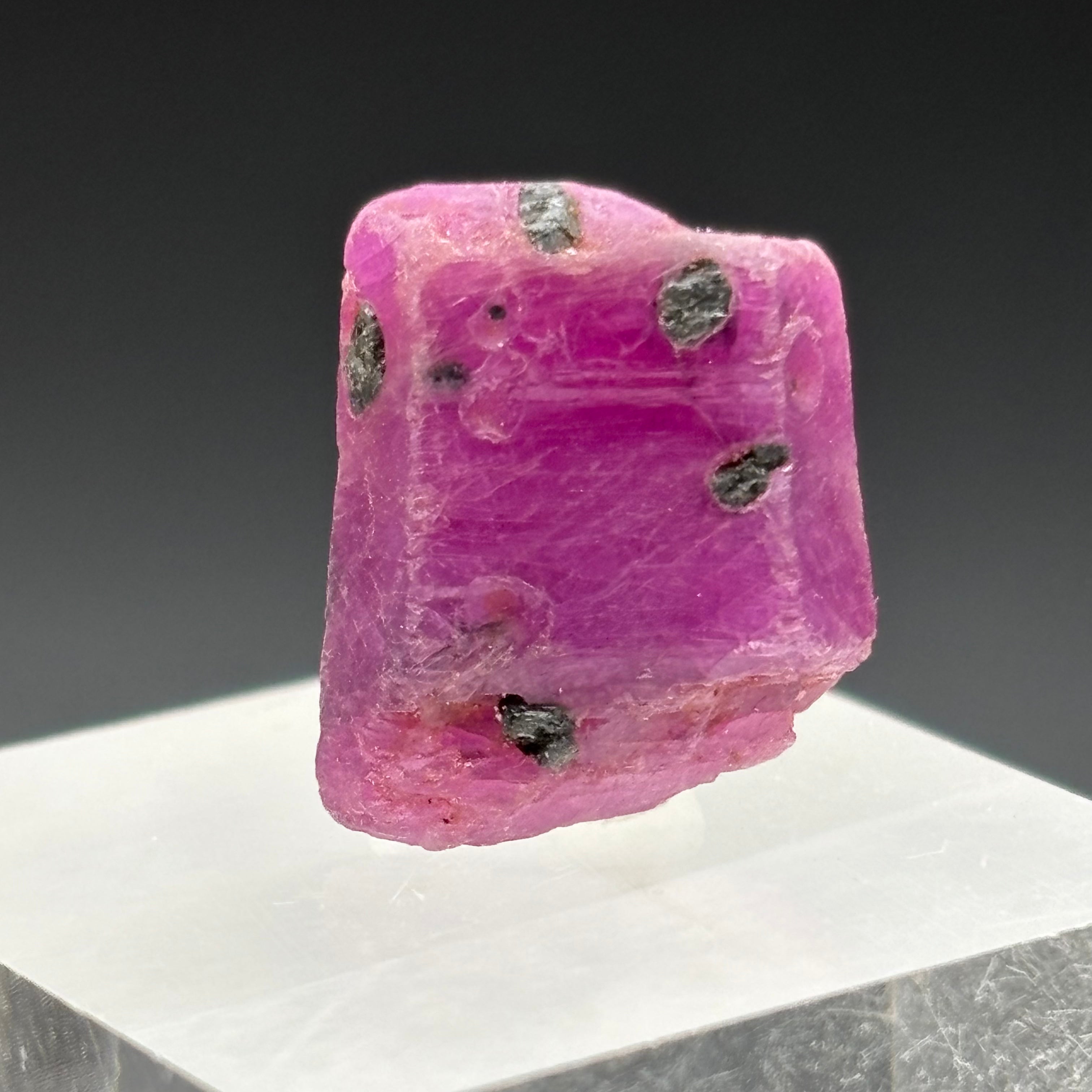 Natural Fluorescent Ruby Crystal - 110