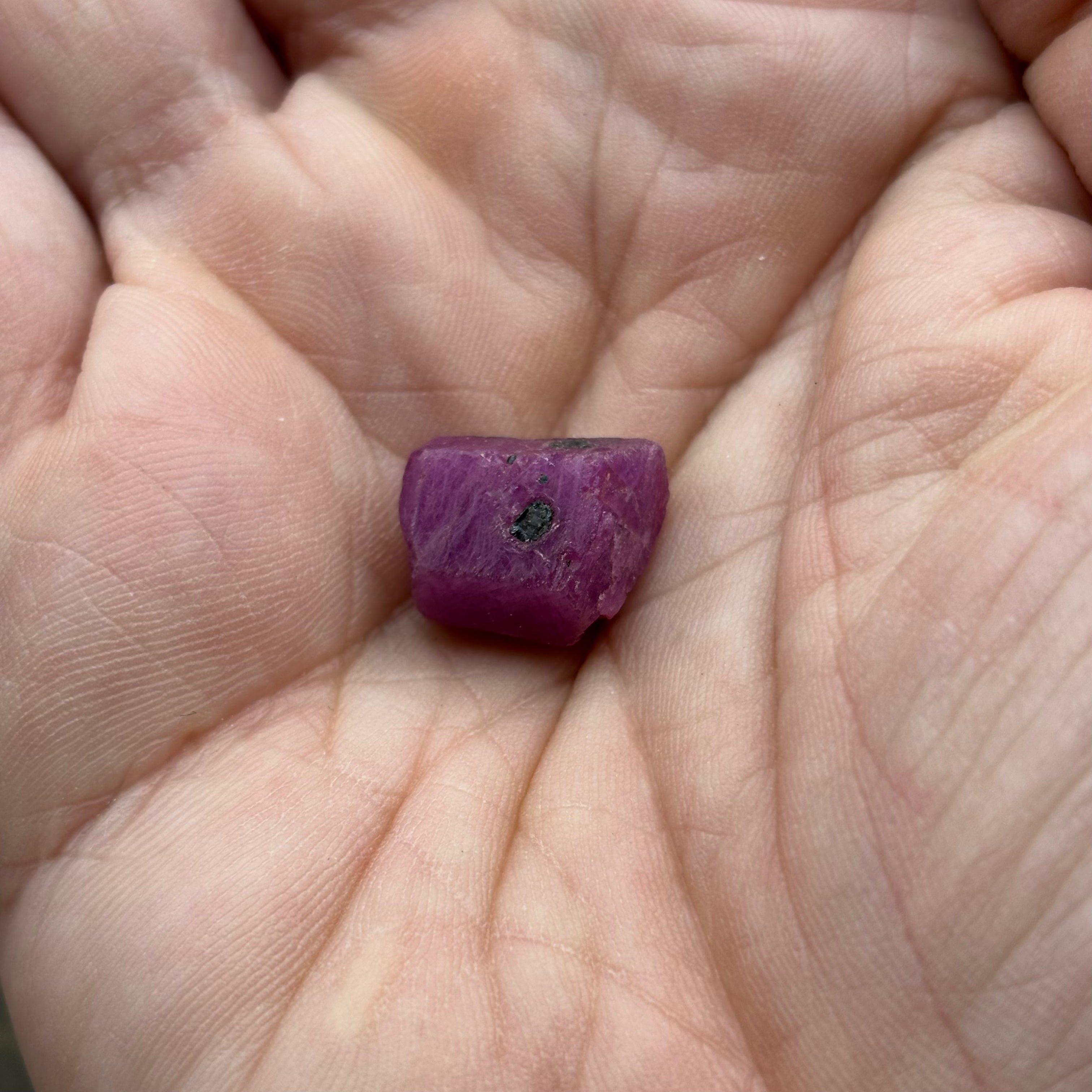 Natural Fluorescent Ruby Crystal - 110