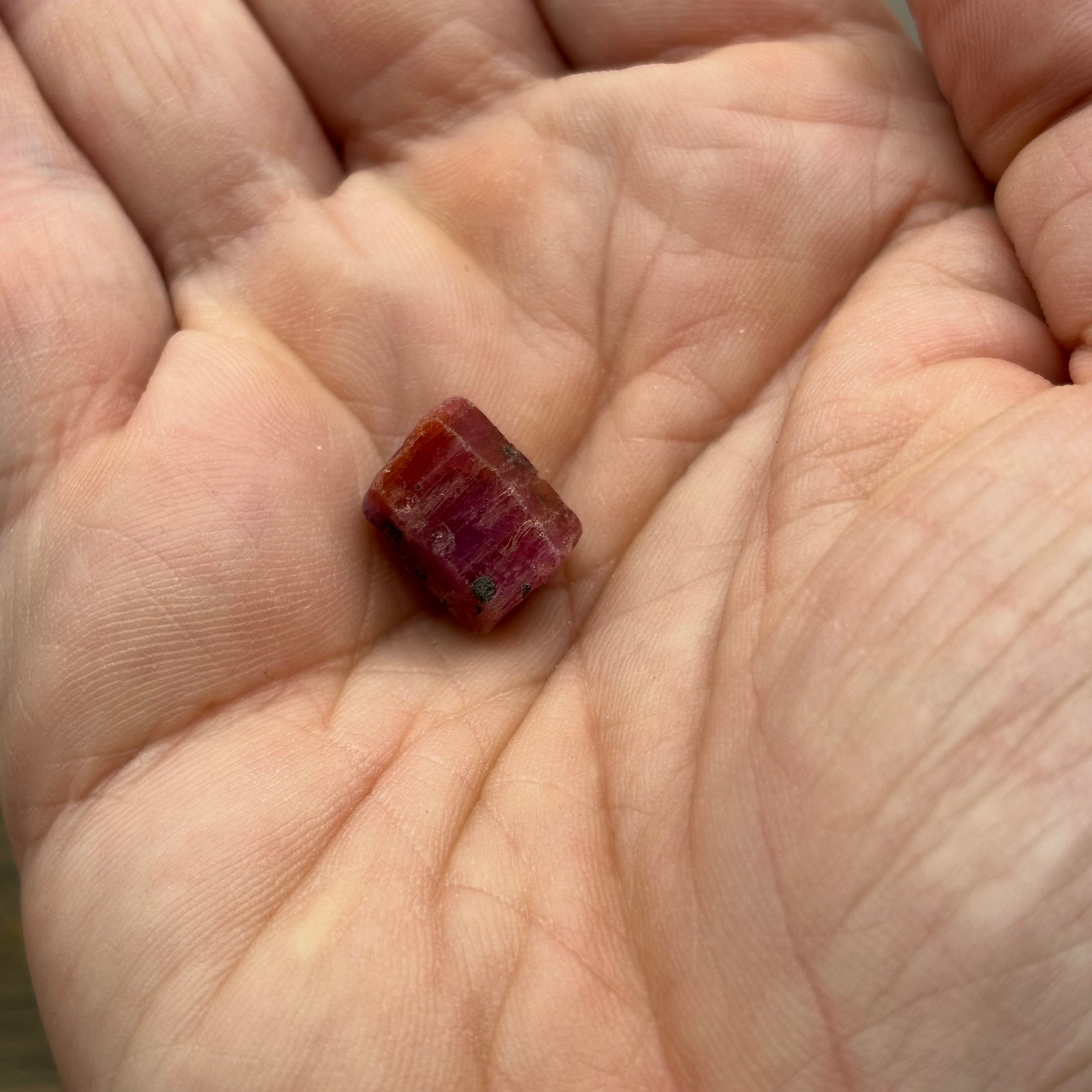 Natural Fluorescent Ruby Crystal - 111