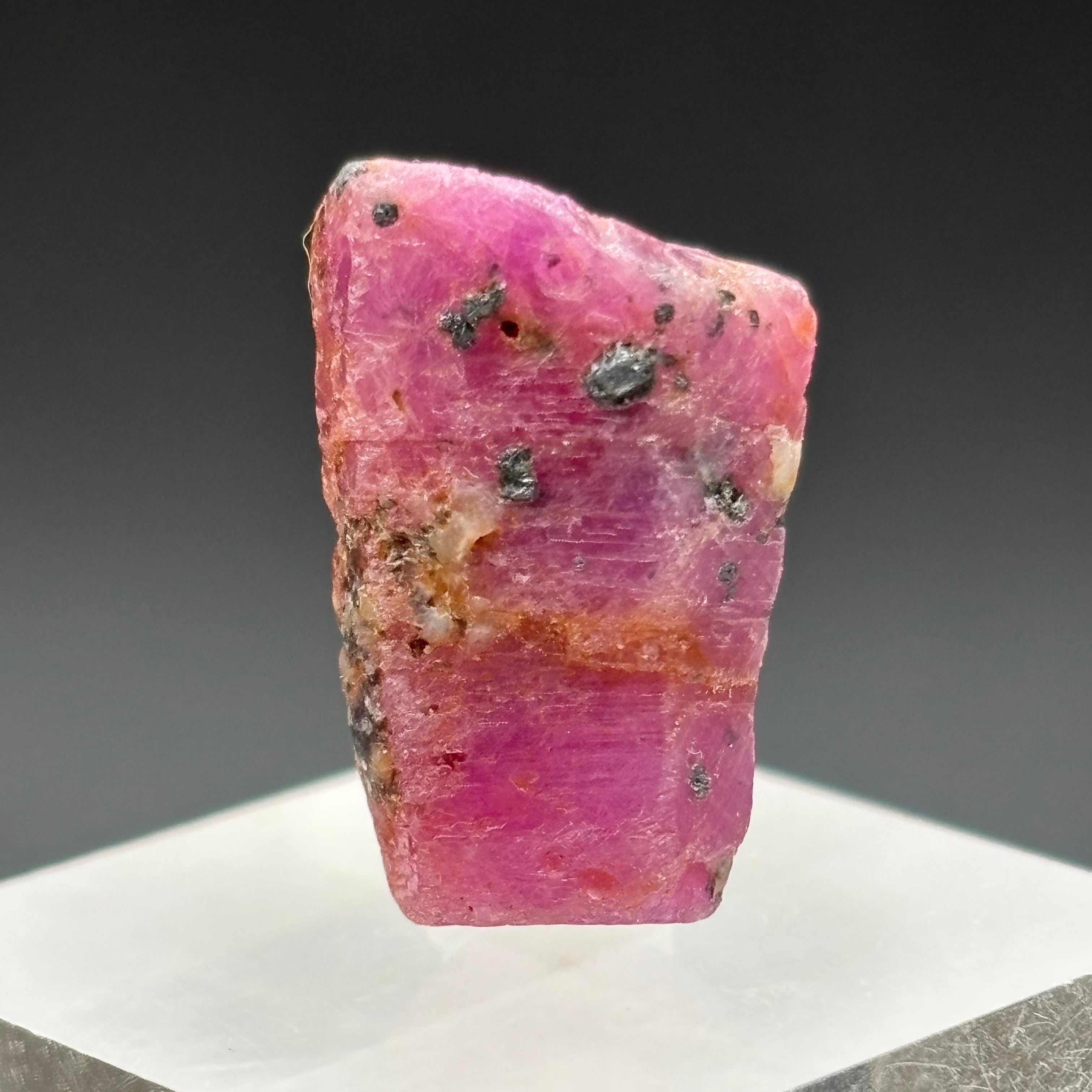 Natural Fluorescent Ruby Crystal - 112