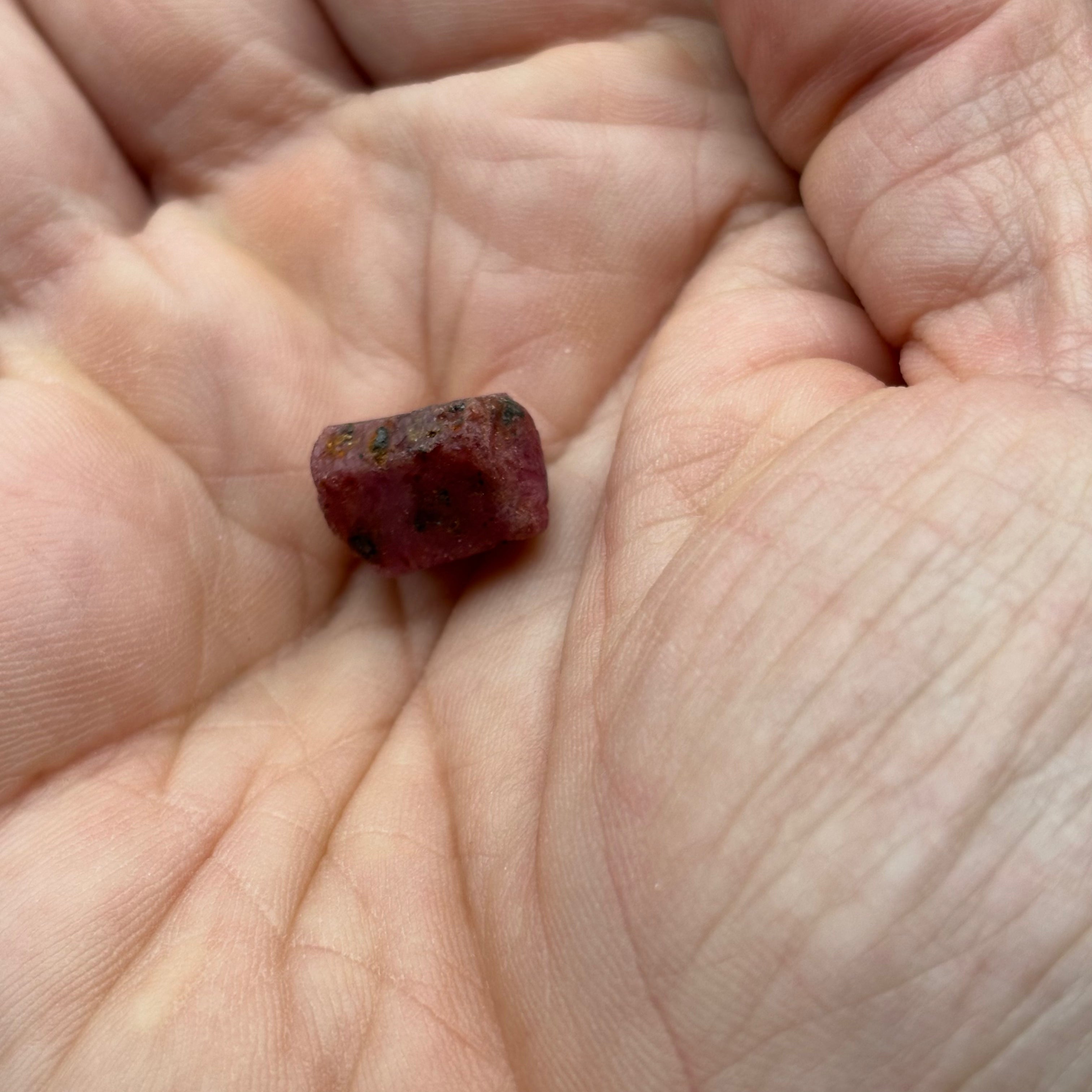 Natural Fluorescent Ruby Crystal - 113
