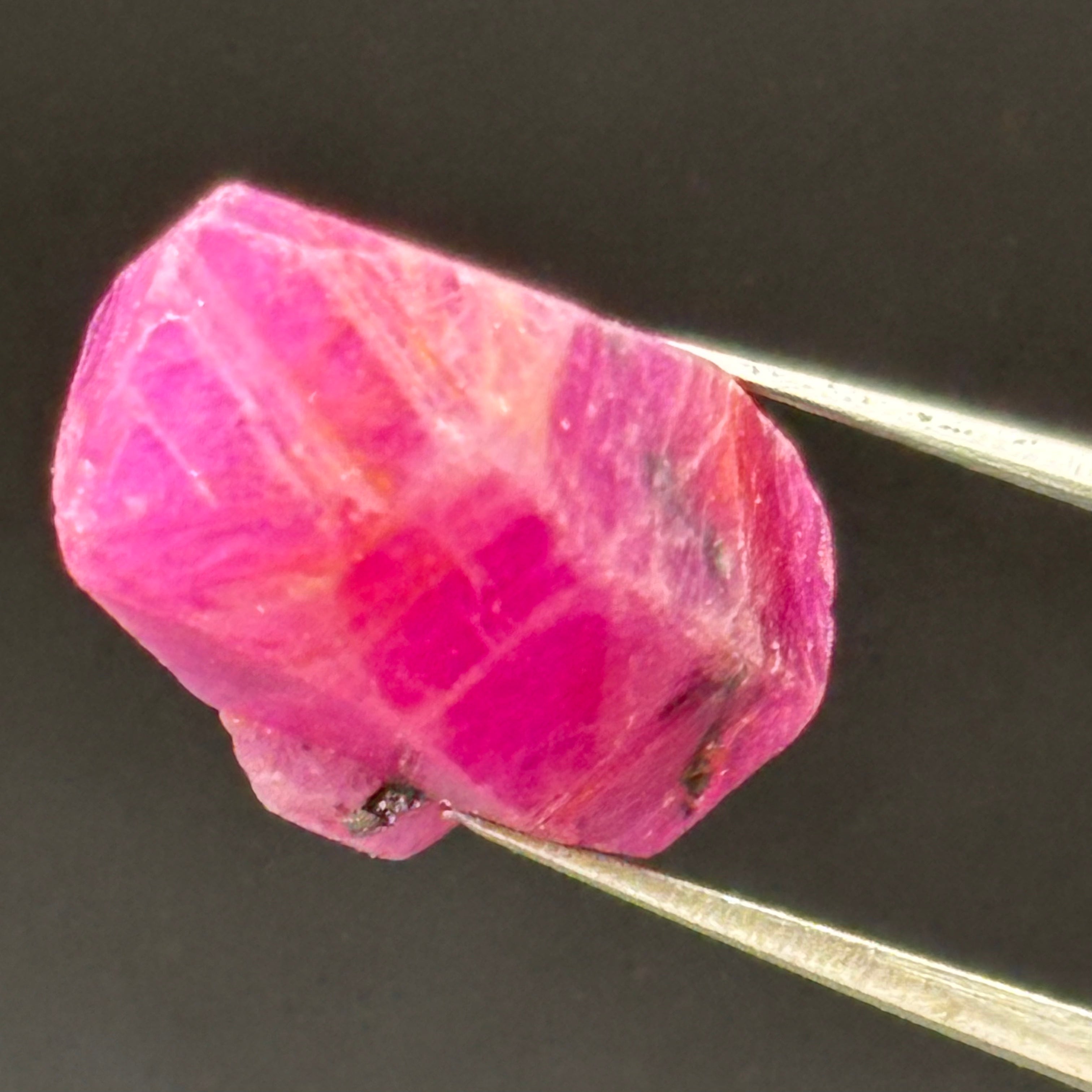 Natural Fluorescent Ruby Crystal - 114