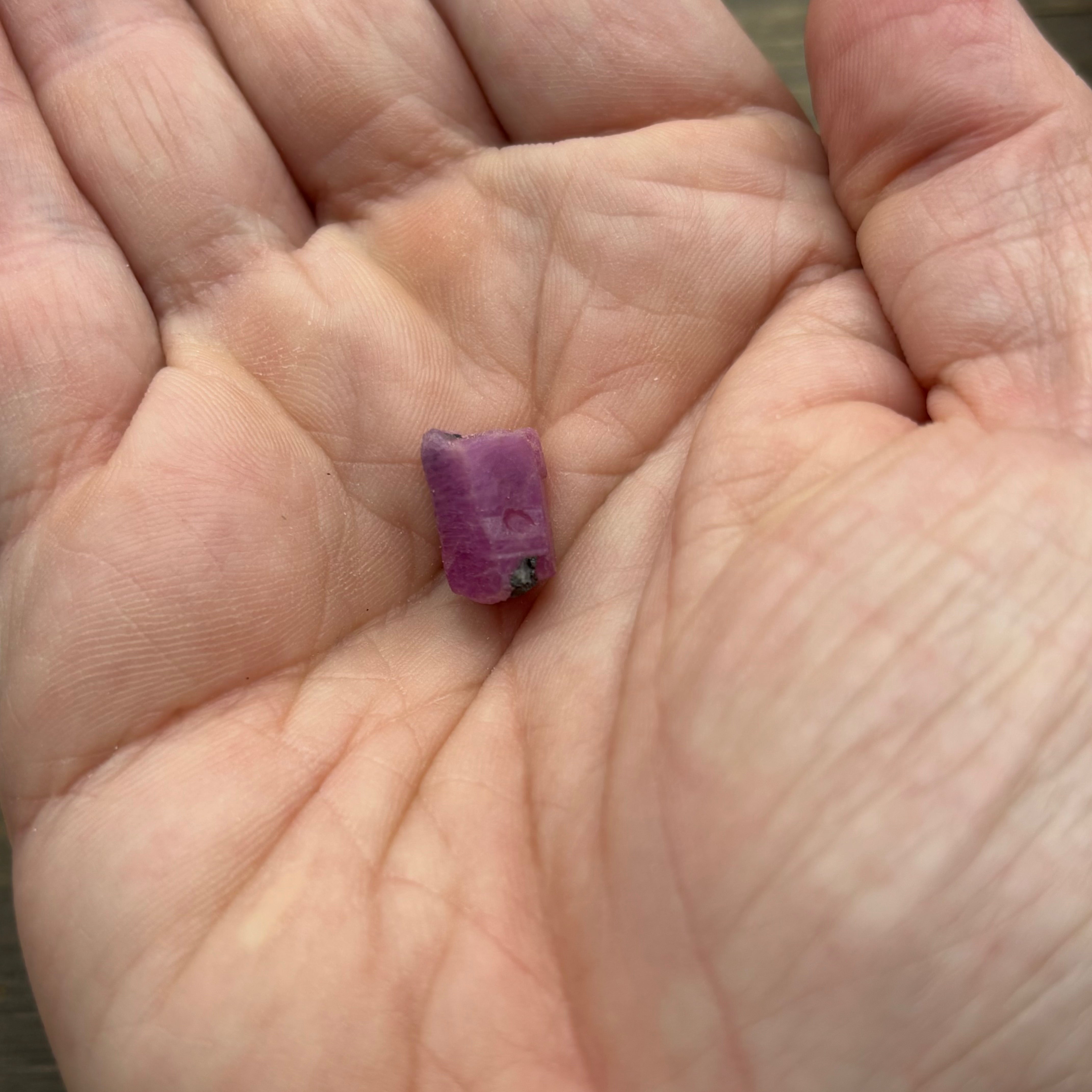 Natural Fluorescent Ruby Crystal - 115
