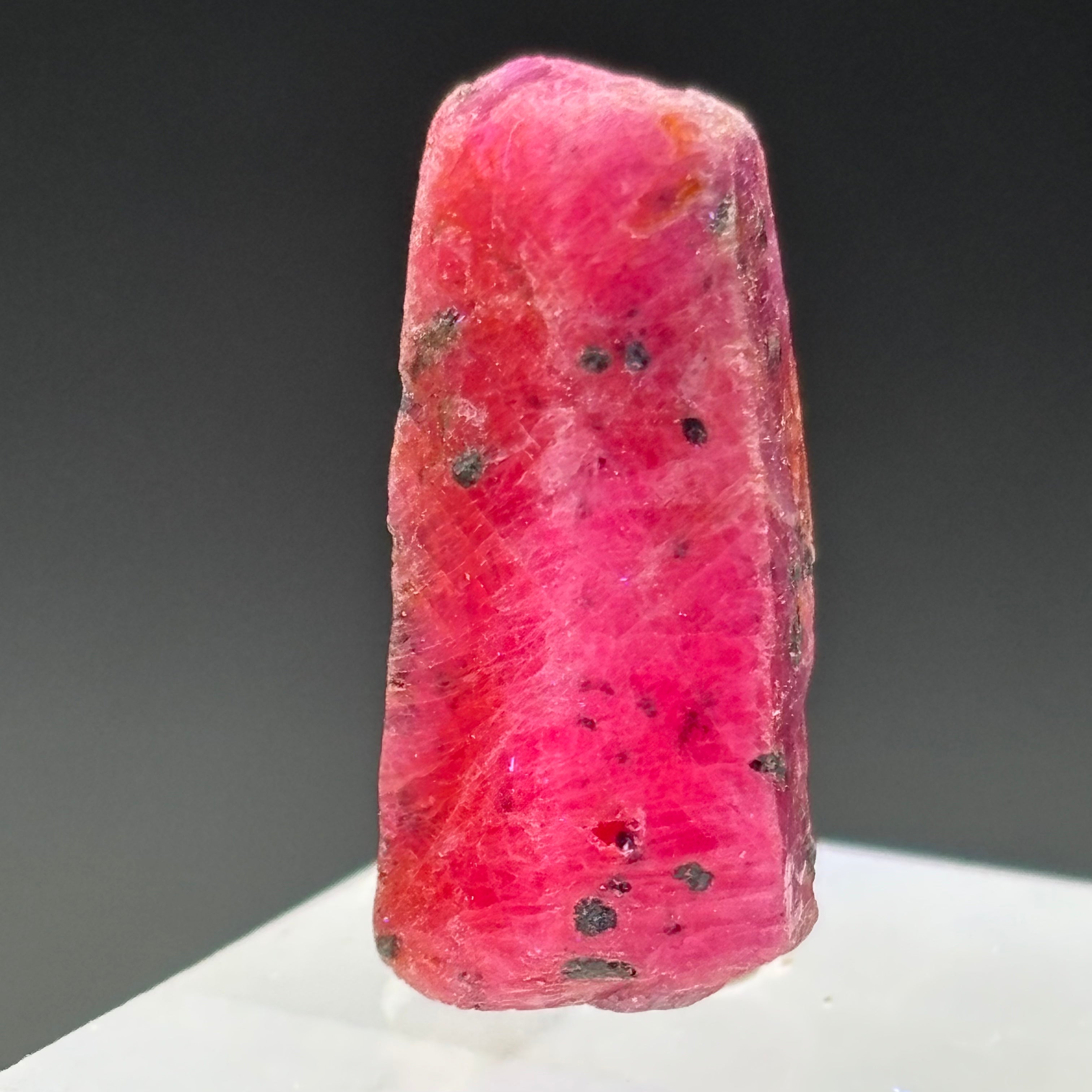 Natural Fluorescent Ruby Crystal - 116