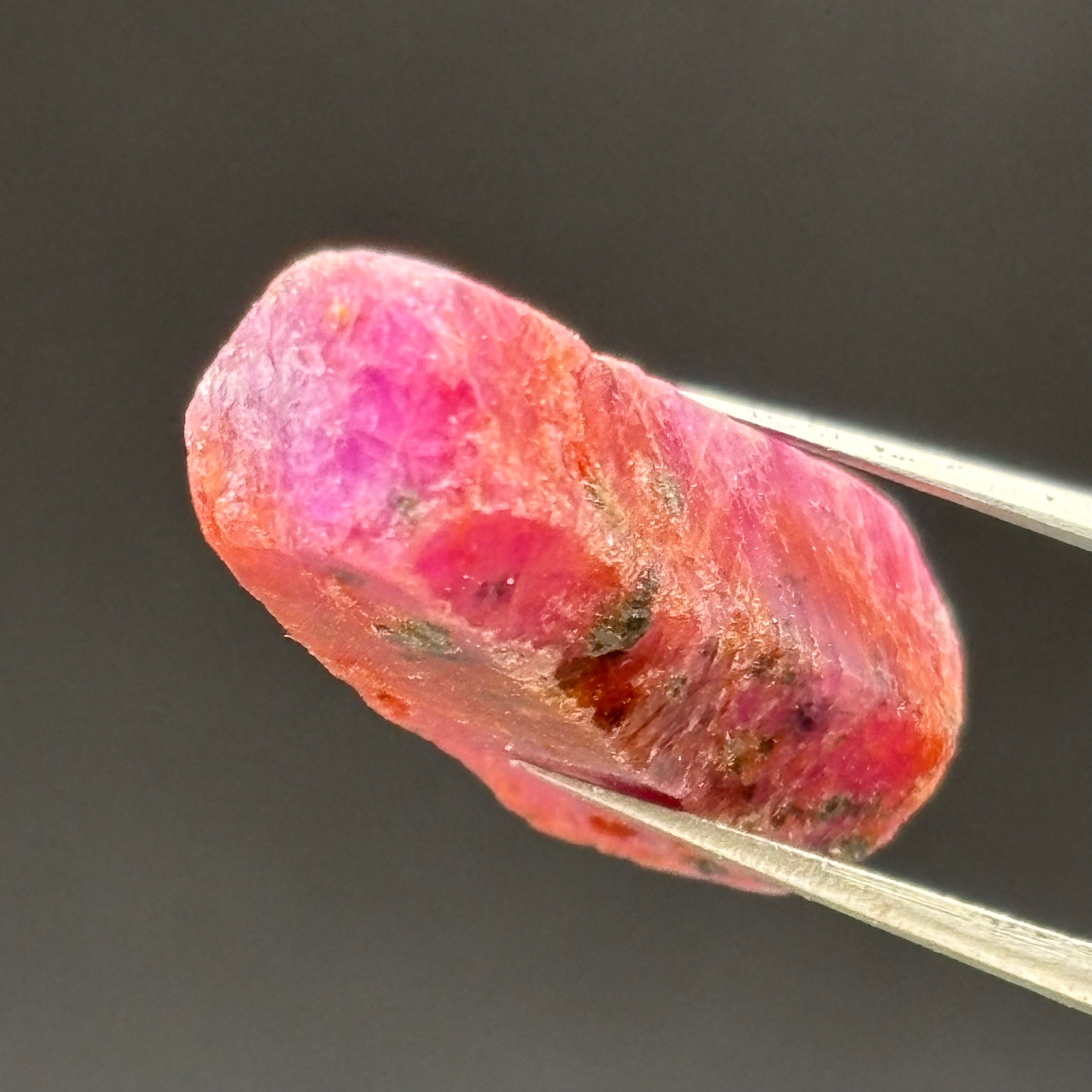 Natural Fluorescent Ruby Crystal - 116