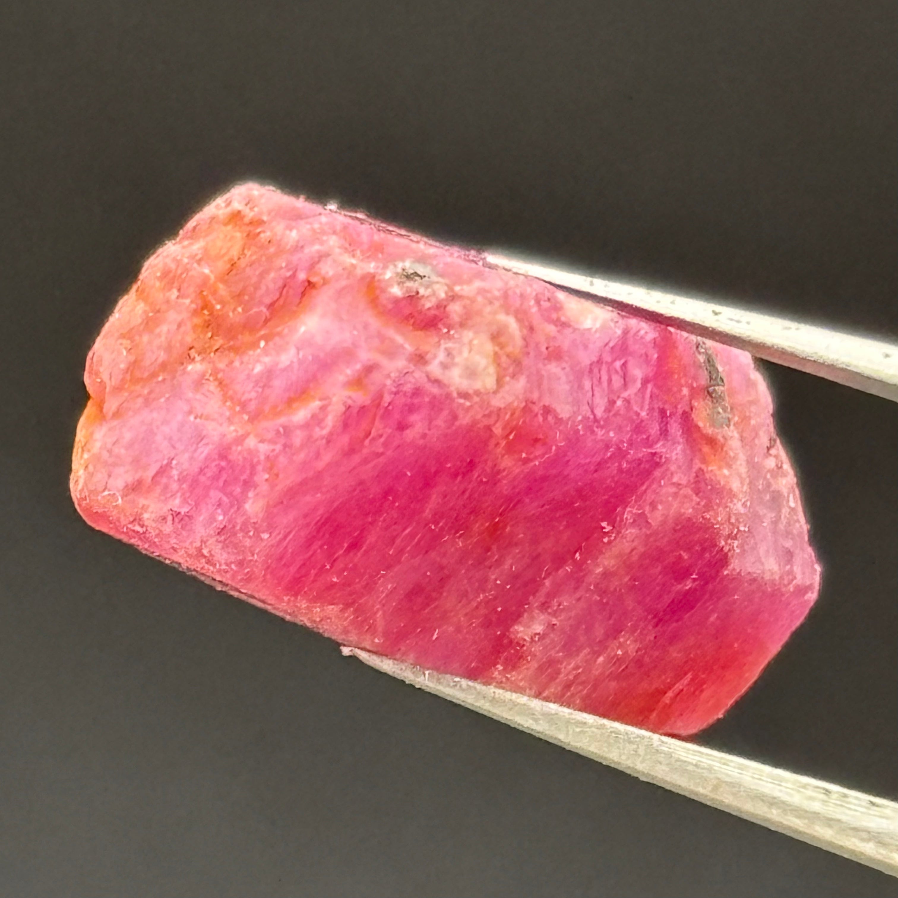 Natural Fluorescent Ruby Crystal - 117