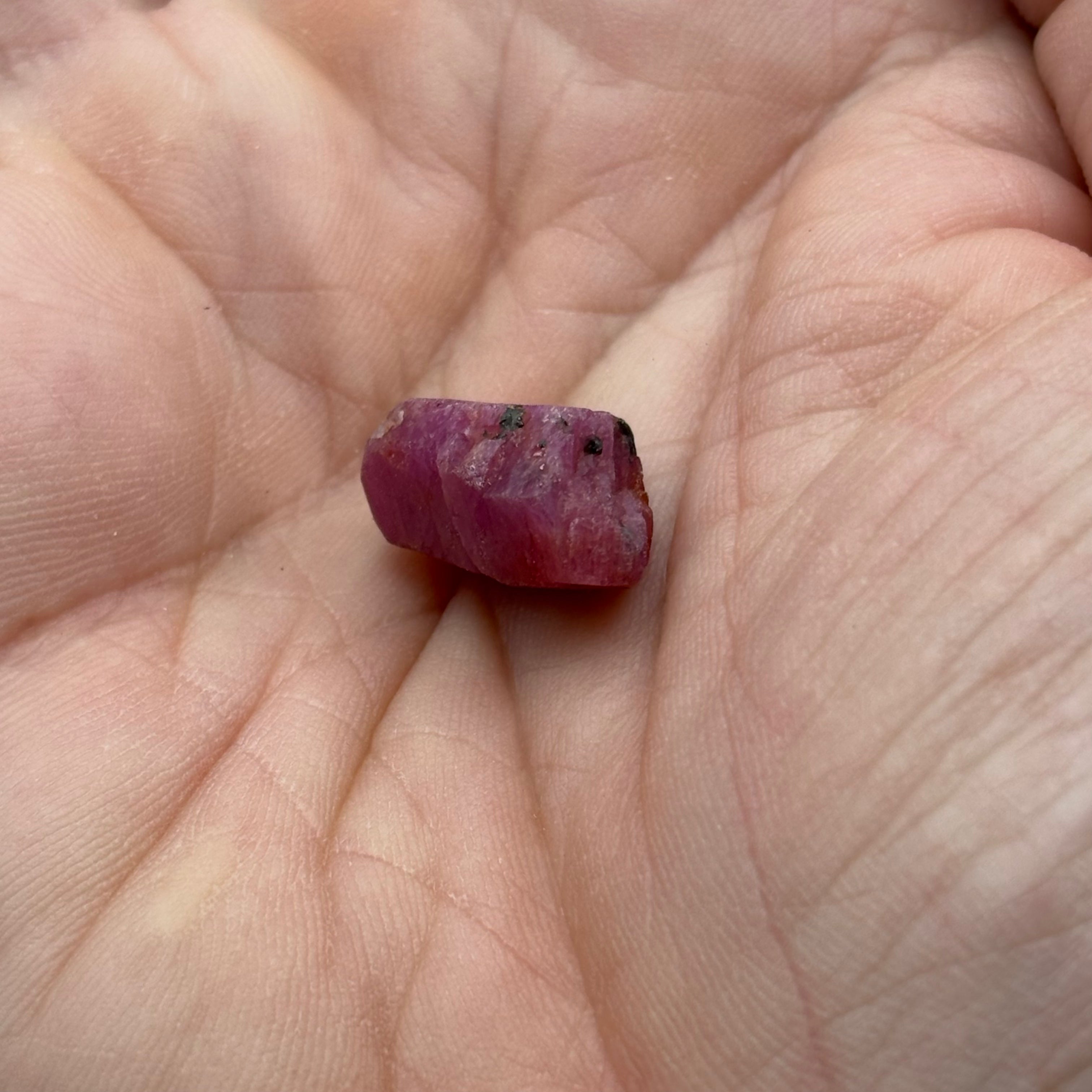 Natural Fluorescent Ruby Crystal - 117