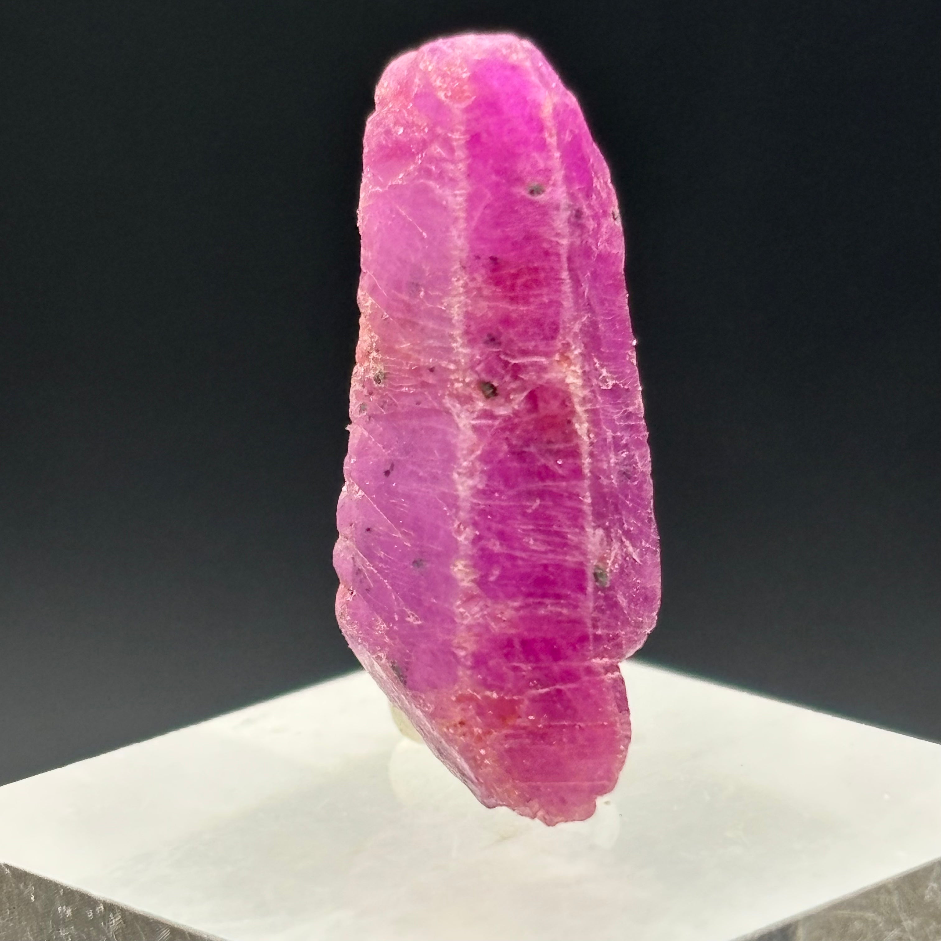 Natural Fluorescent Ruby Crystal - 119