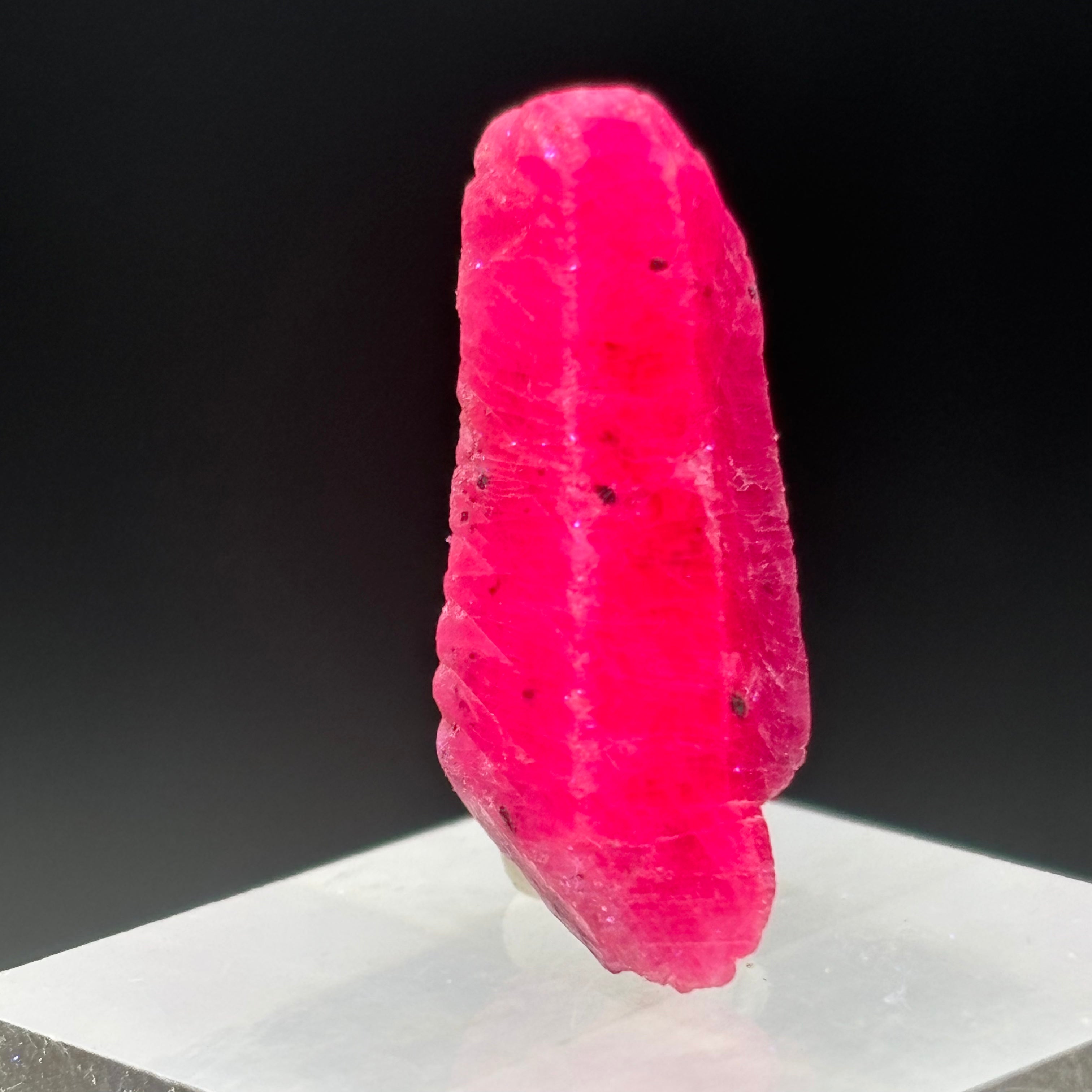 Natural Fluorescent Ruby Crystal - 119
