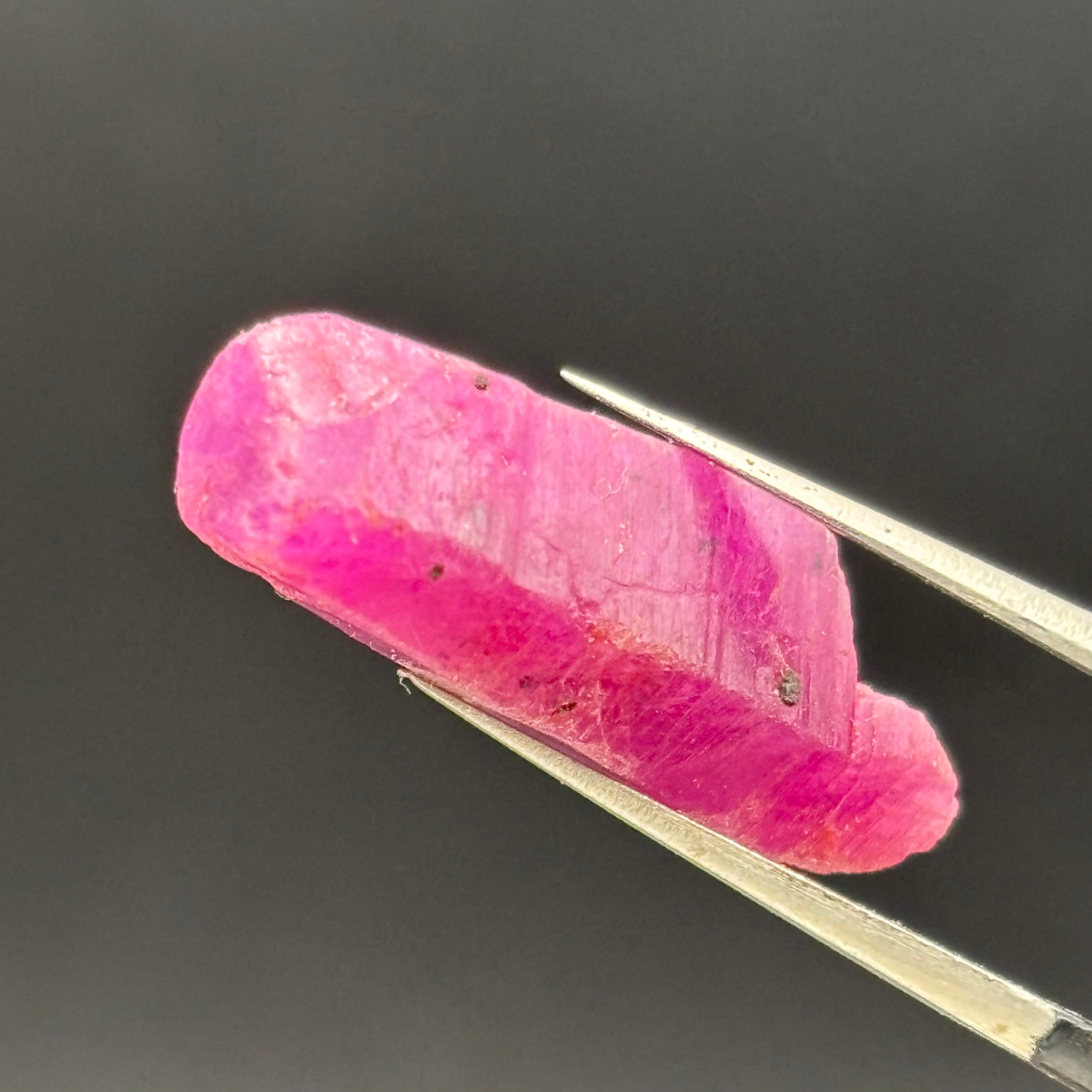 Natural Fluorescent Ruby Crystal - 119