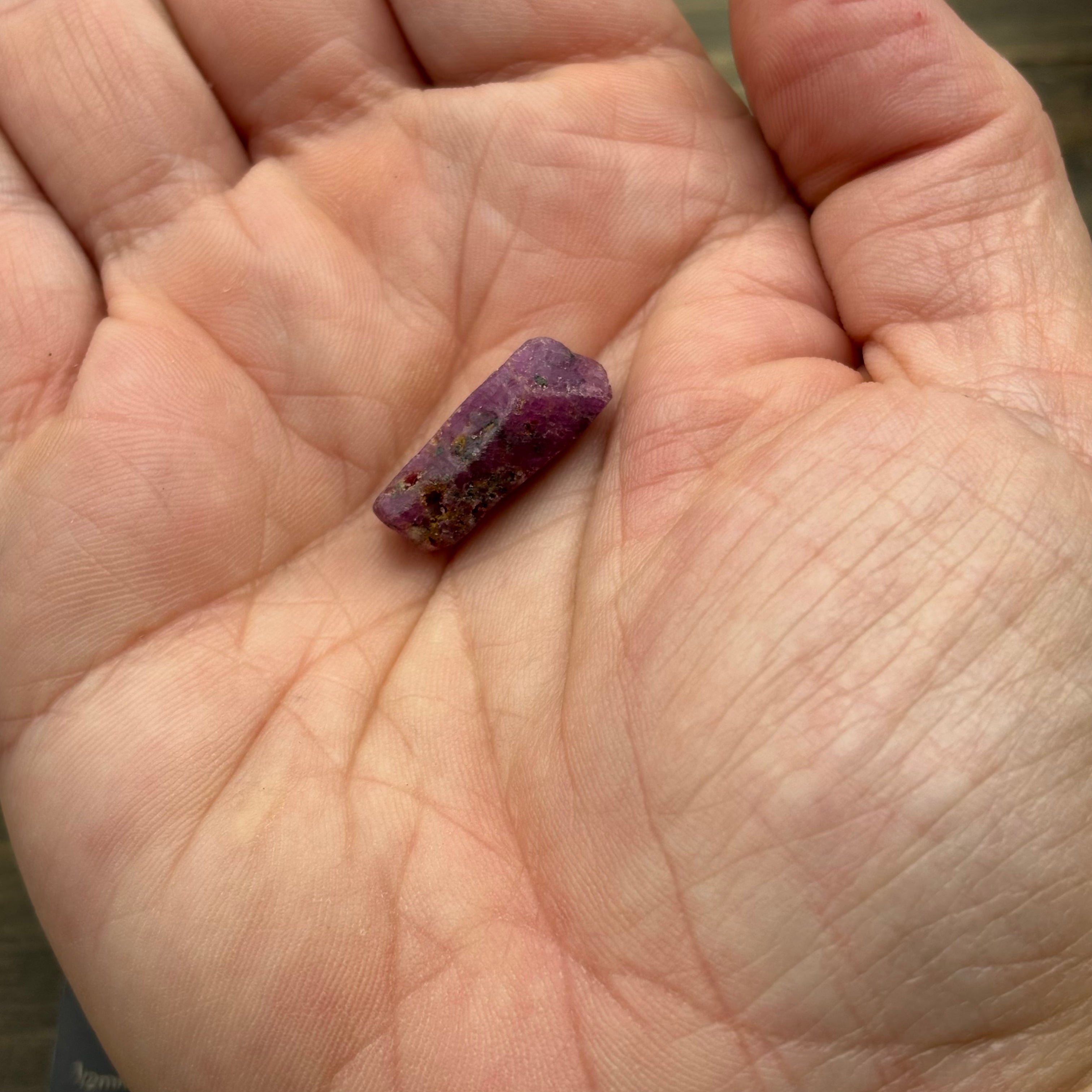 Natural Fluorescent Ruby Crystal - 121