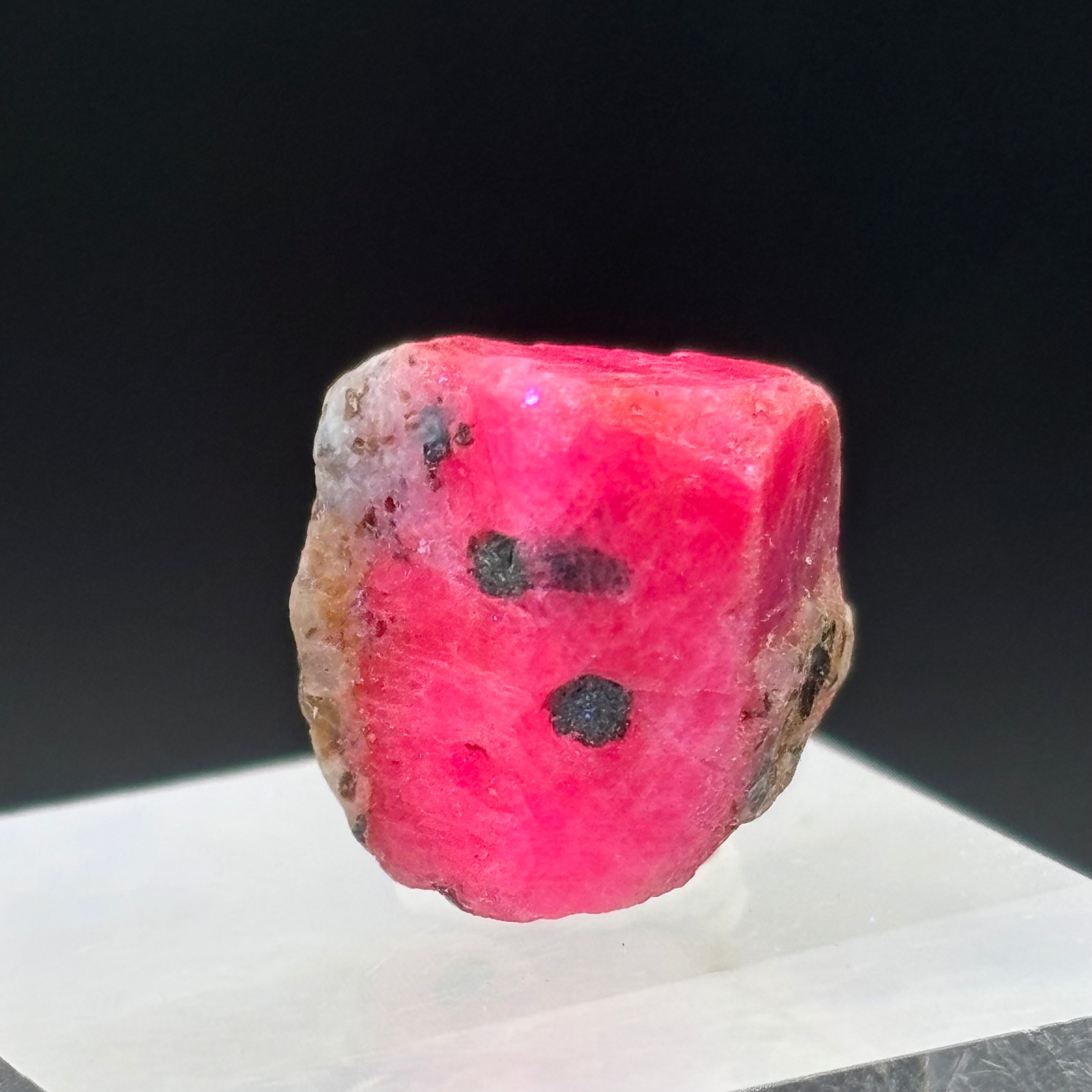 Natural Fluorescent Ruby Crystal - 122