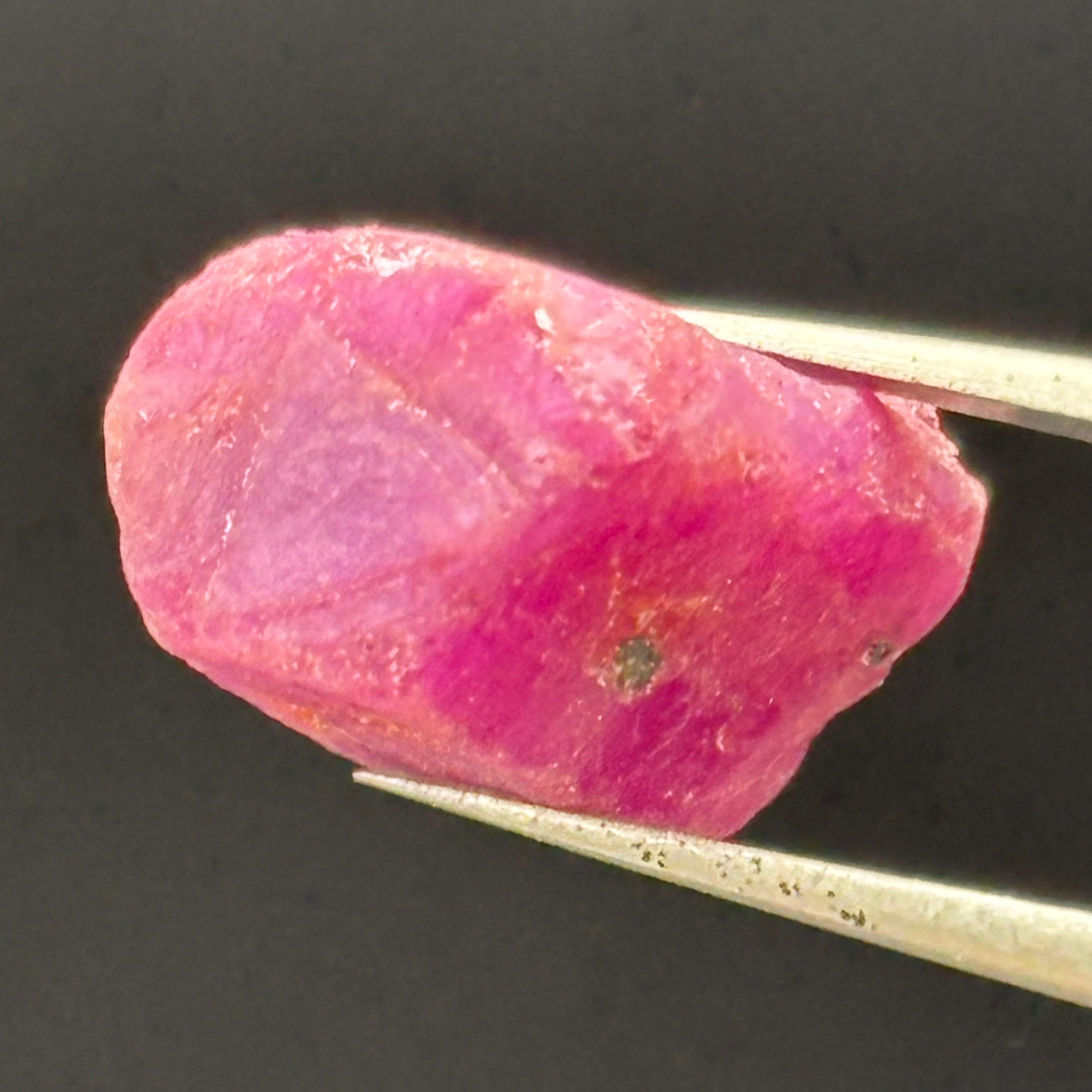 Natural Fluorescent Ruby Crystal - 124