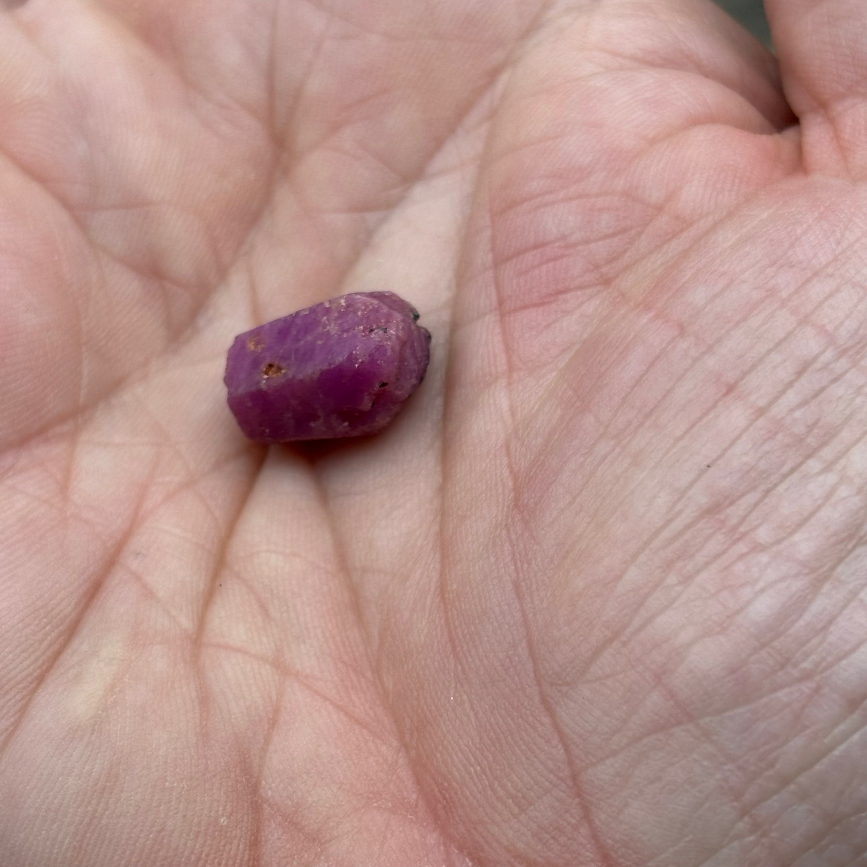 Natural Fluorescent Ruby Crystal - 124