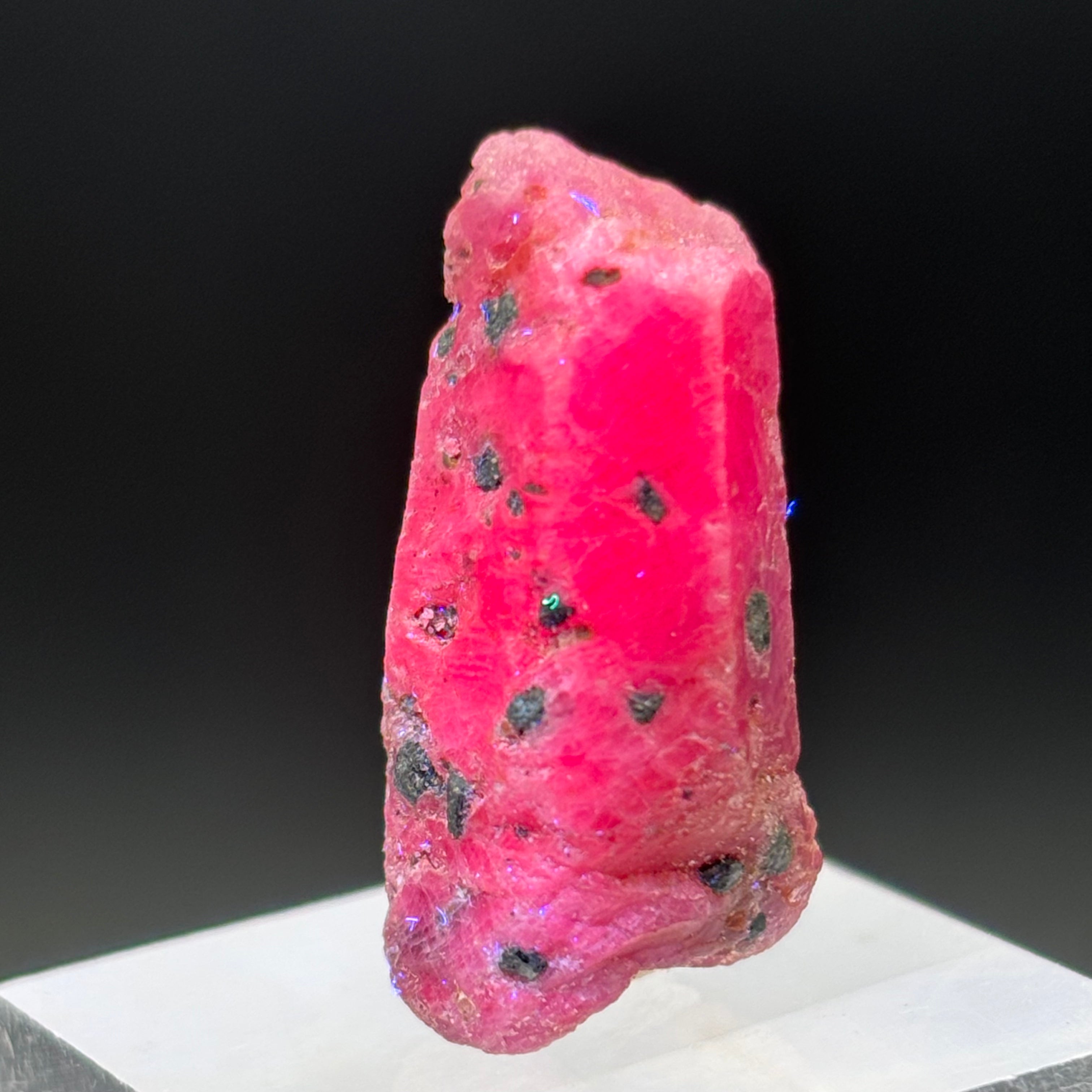 Natural Fluorescent Ruby Crystal - 127