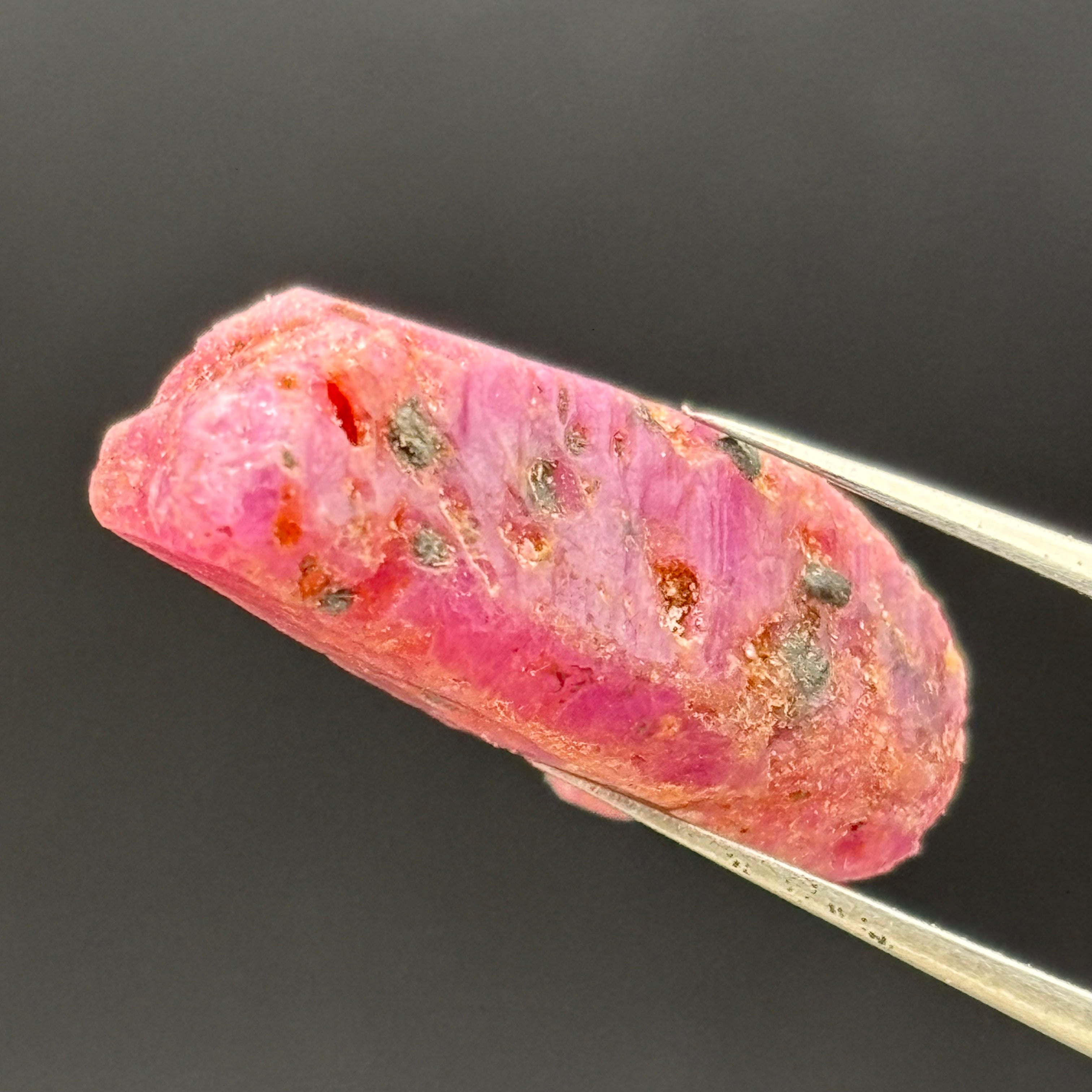 Natural Fluorescent Ruby Crystal - 127