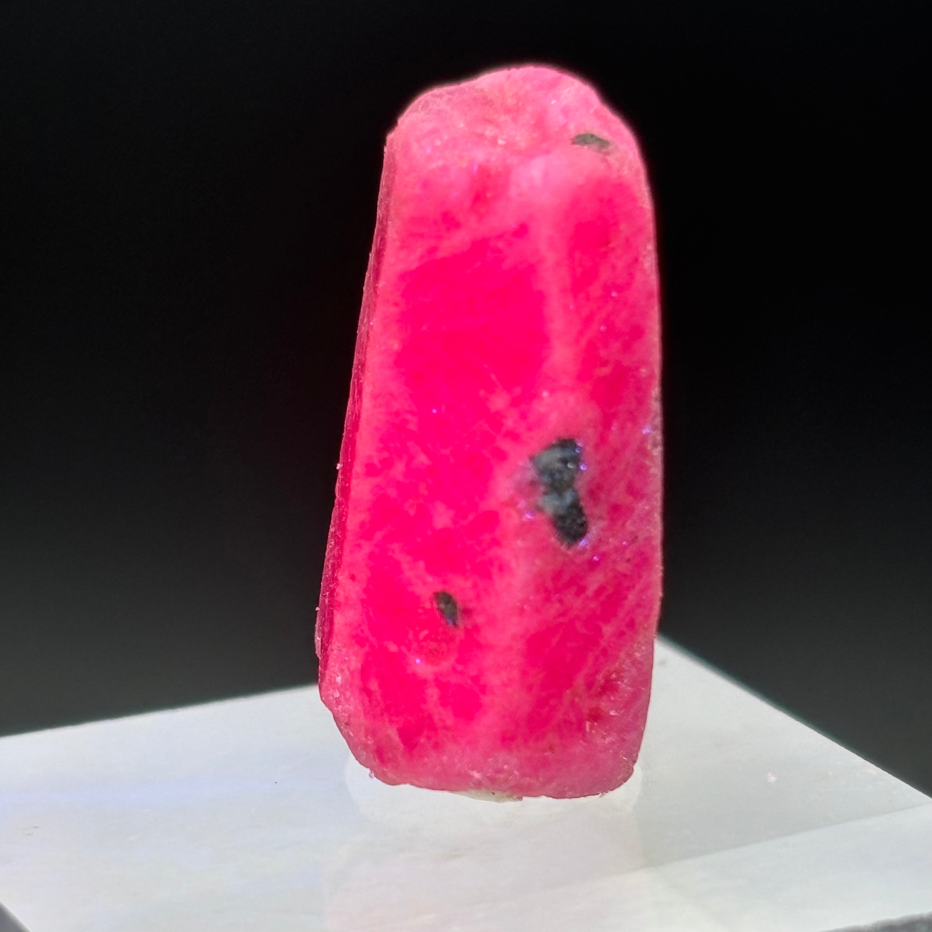 Natural Fluorescent Ruby Crystal - 130