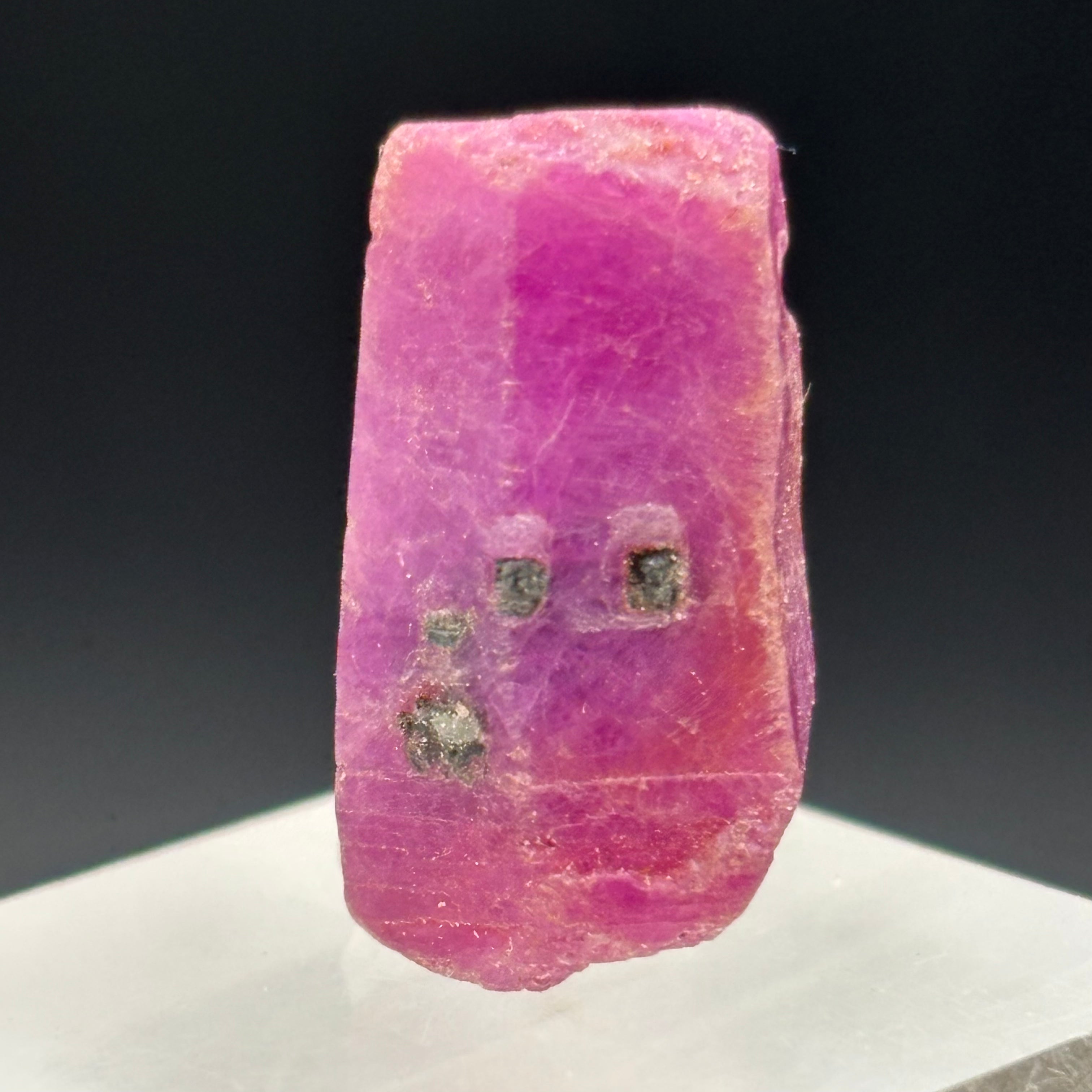 Natural Fluorescent Ruby Crystal - 132
