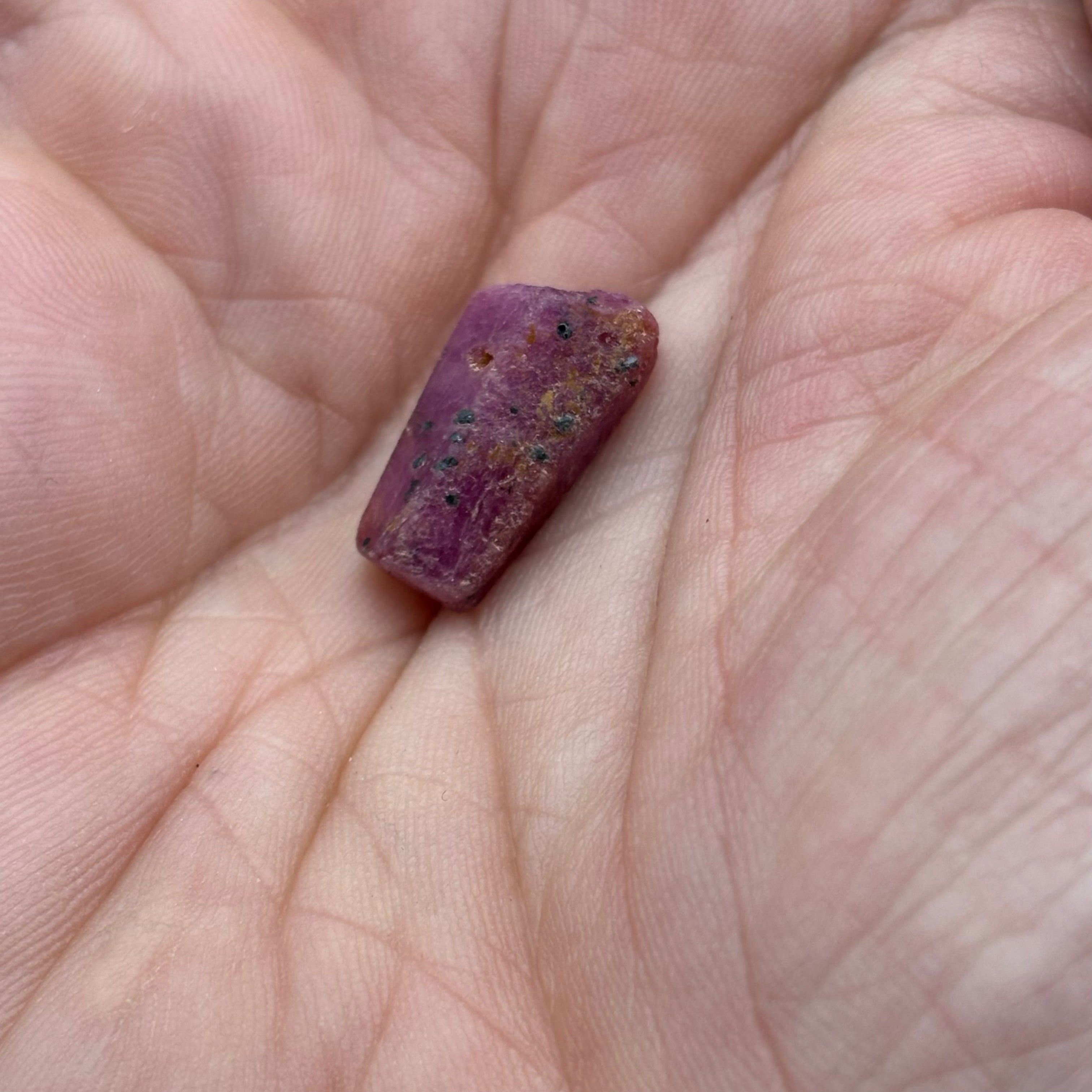 Natural Fluorescent Ruby Crystal - 133