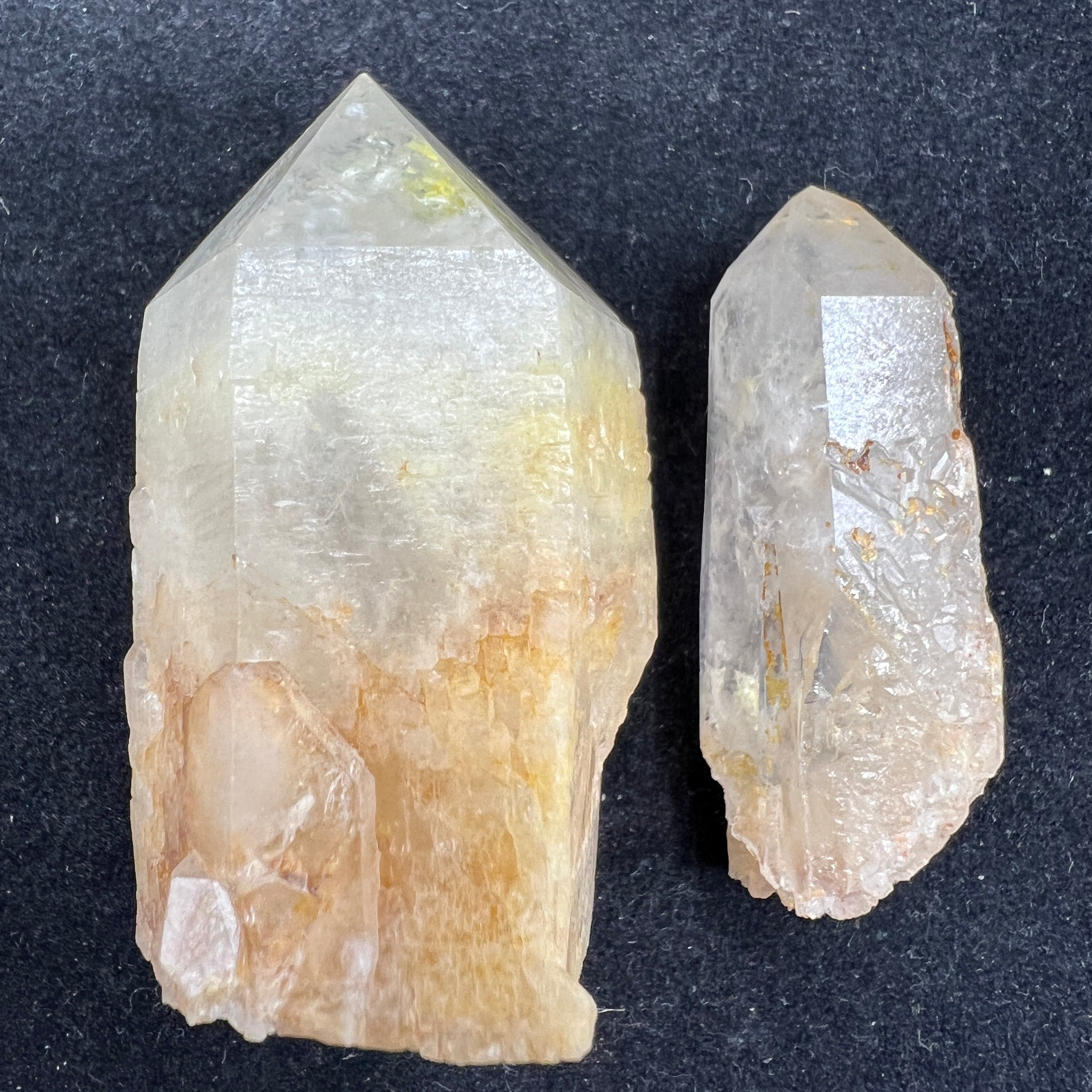 Quartz Points from Water Cave, Pair