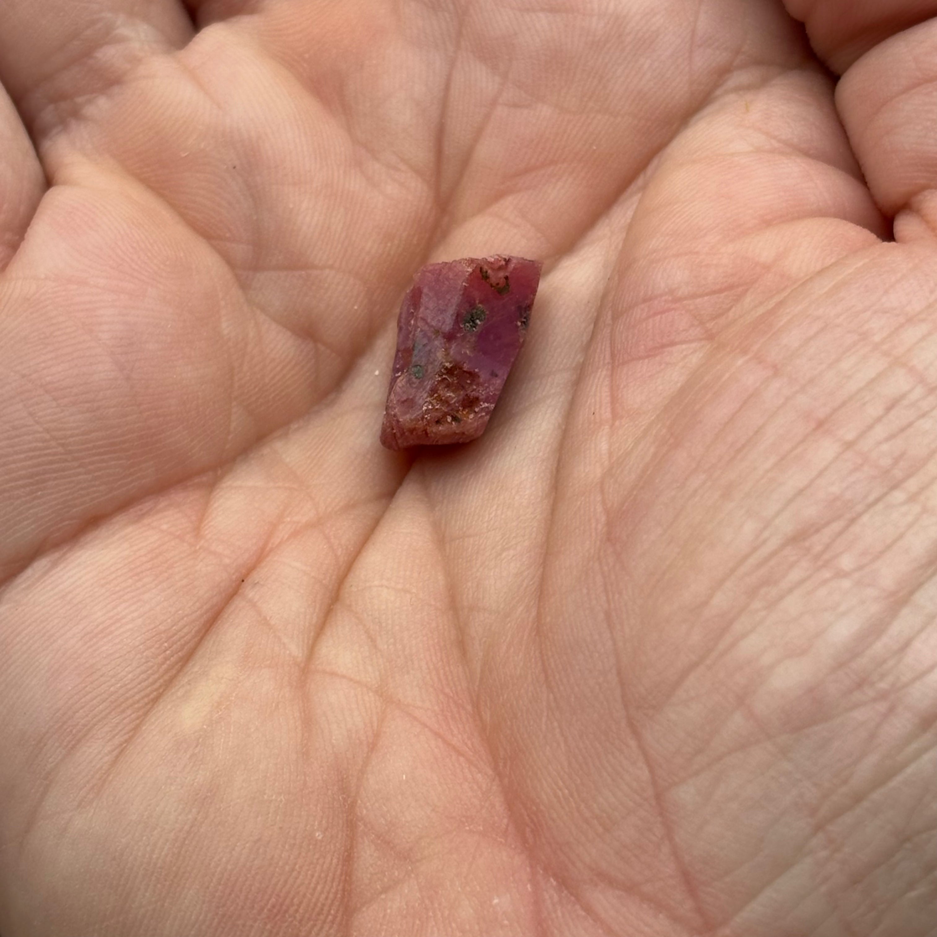 Natural Fluorescent Ruby Crystal - 134