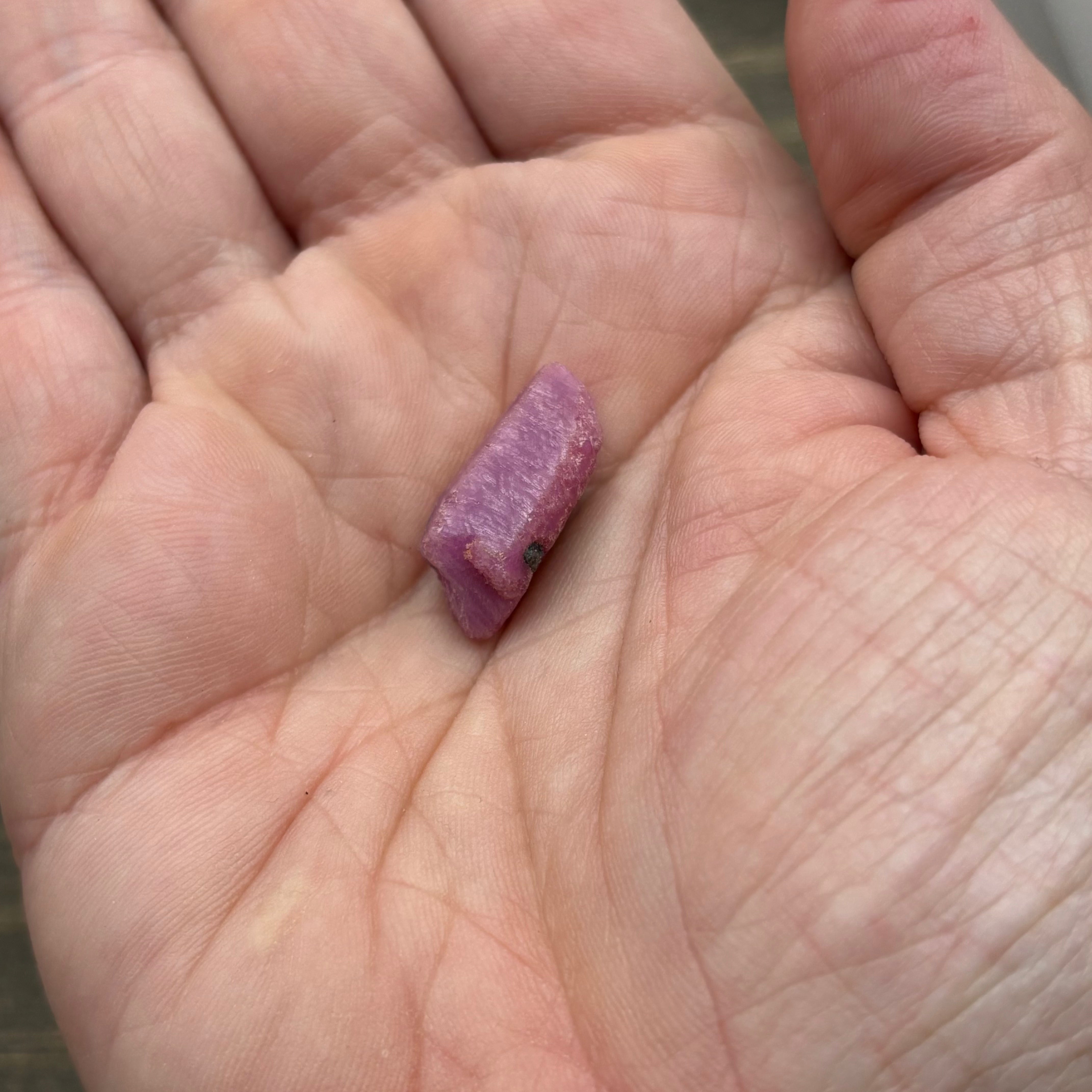 Natural Fluorescent Ruby Crystal - 137