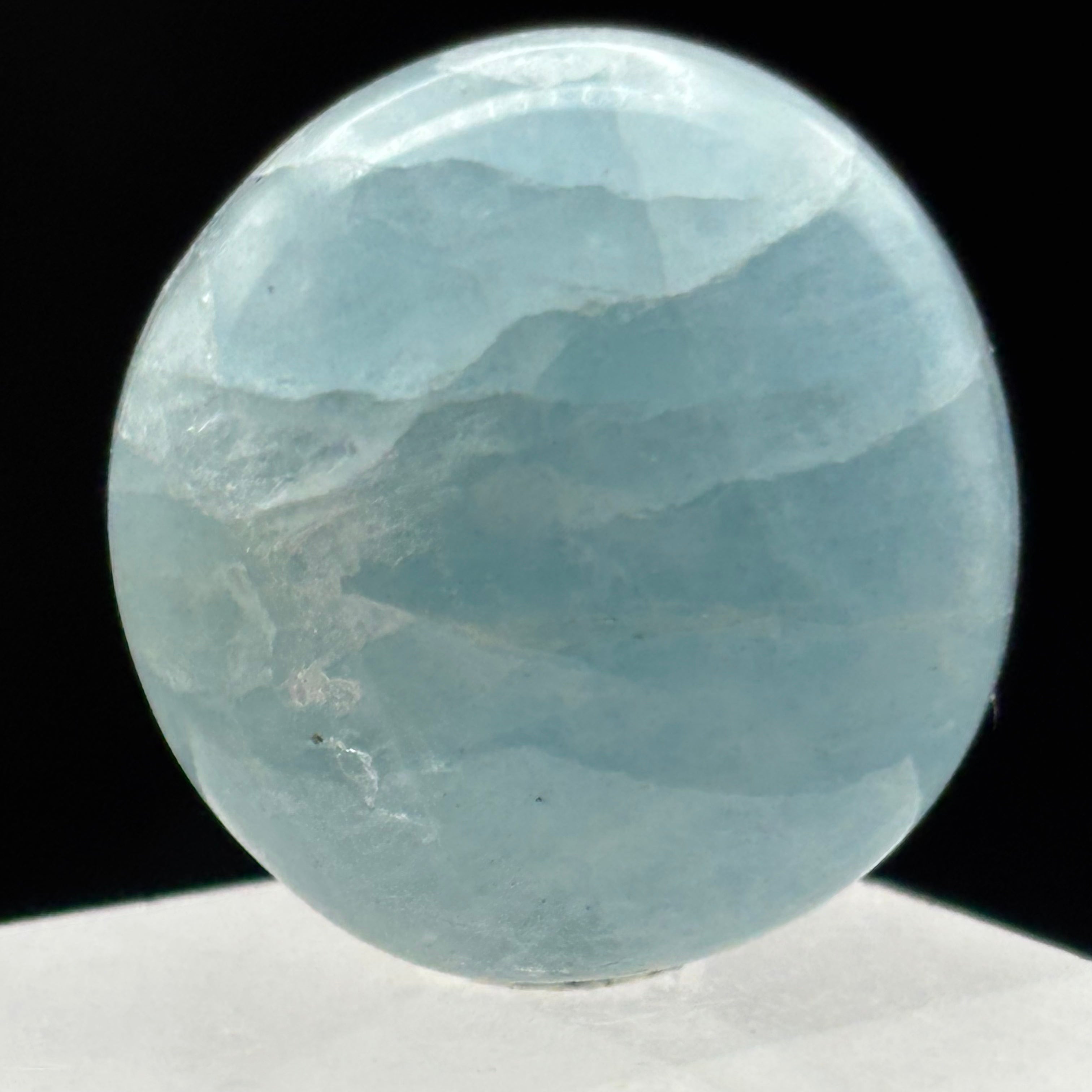 Aquamarine Magic Oval - 048
